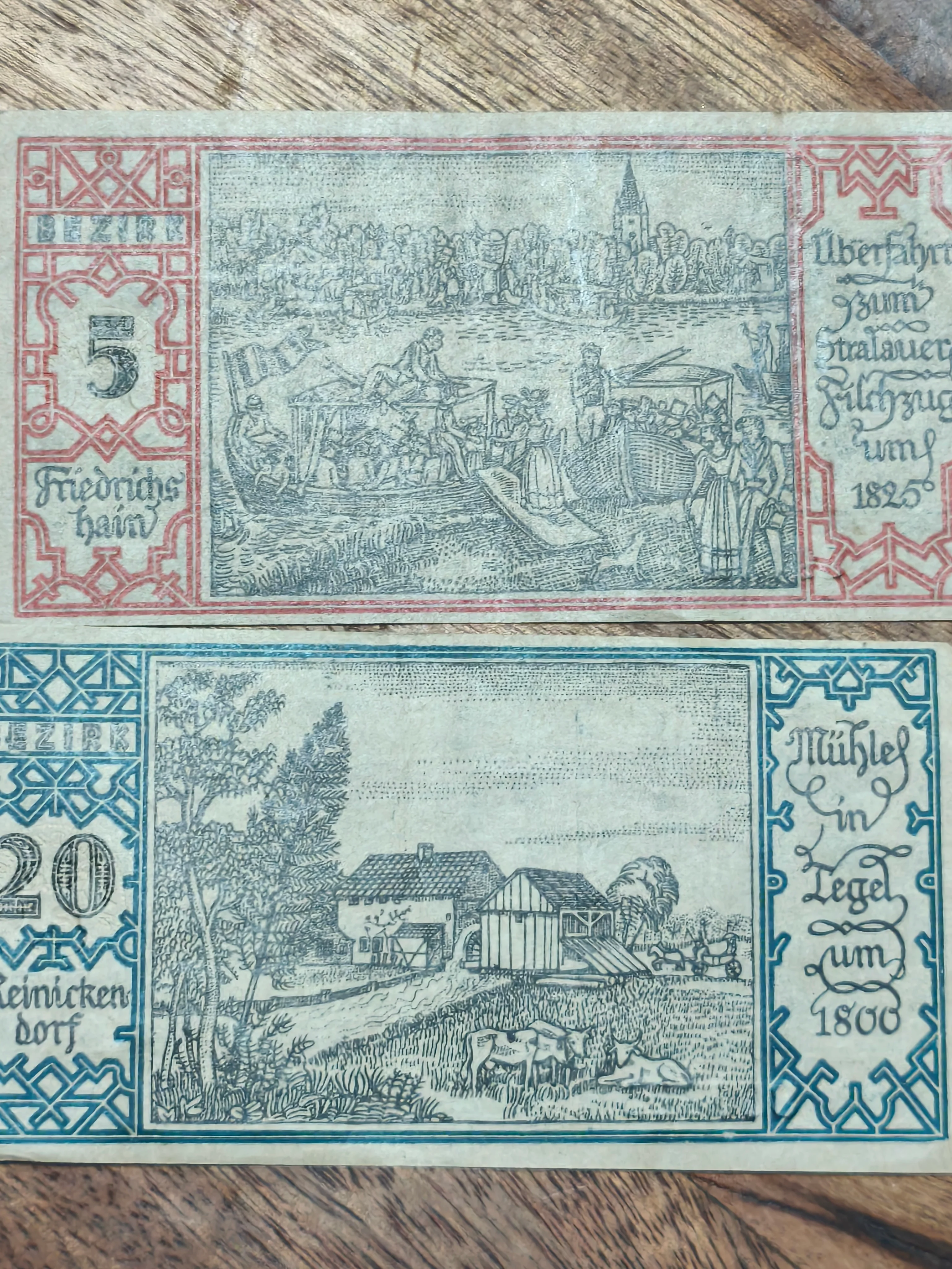1921 German Weimar Republic Berlin Emergency Currency 50 German Pfennigs - Image 3