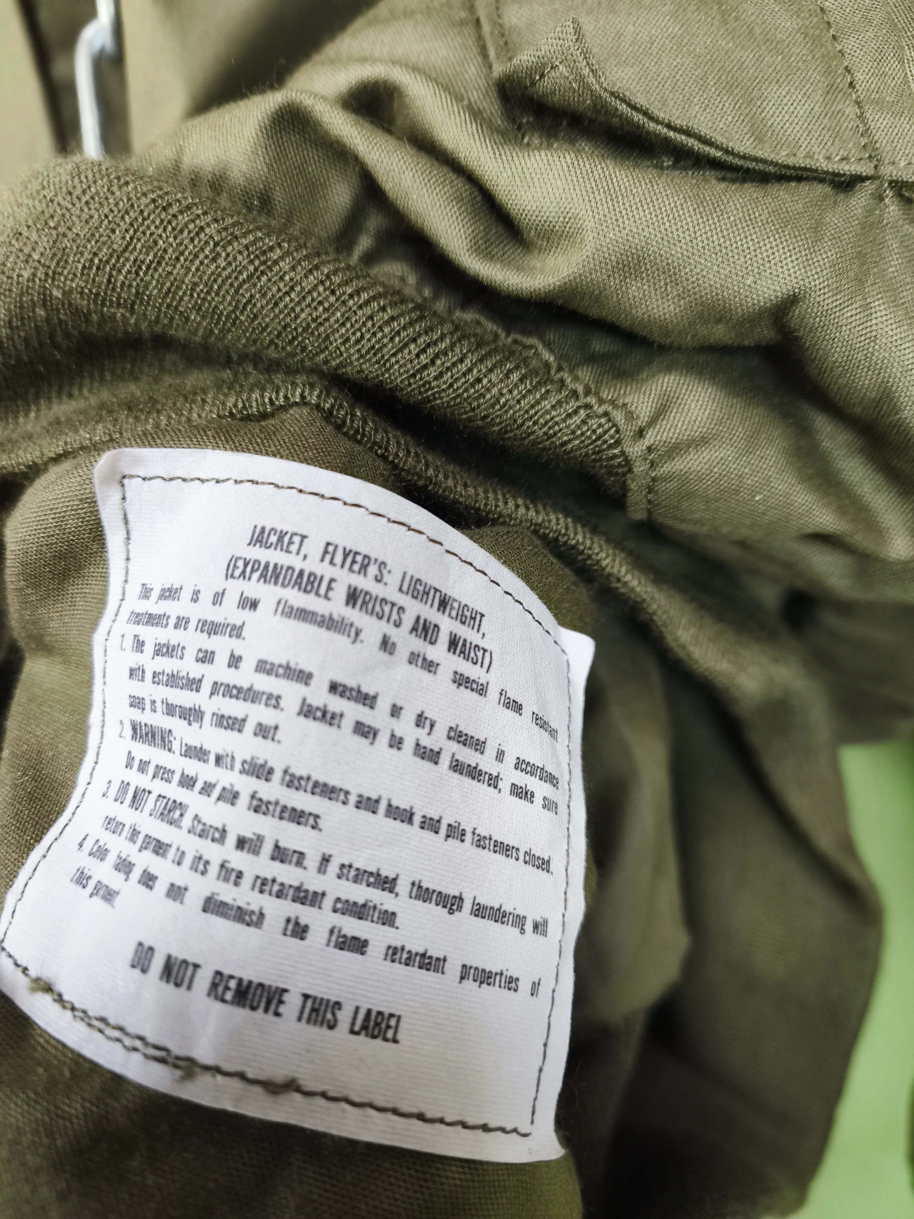 1981 Unissued USAF Lightweight Flight Jacket [L-Short] - Image 4