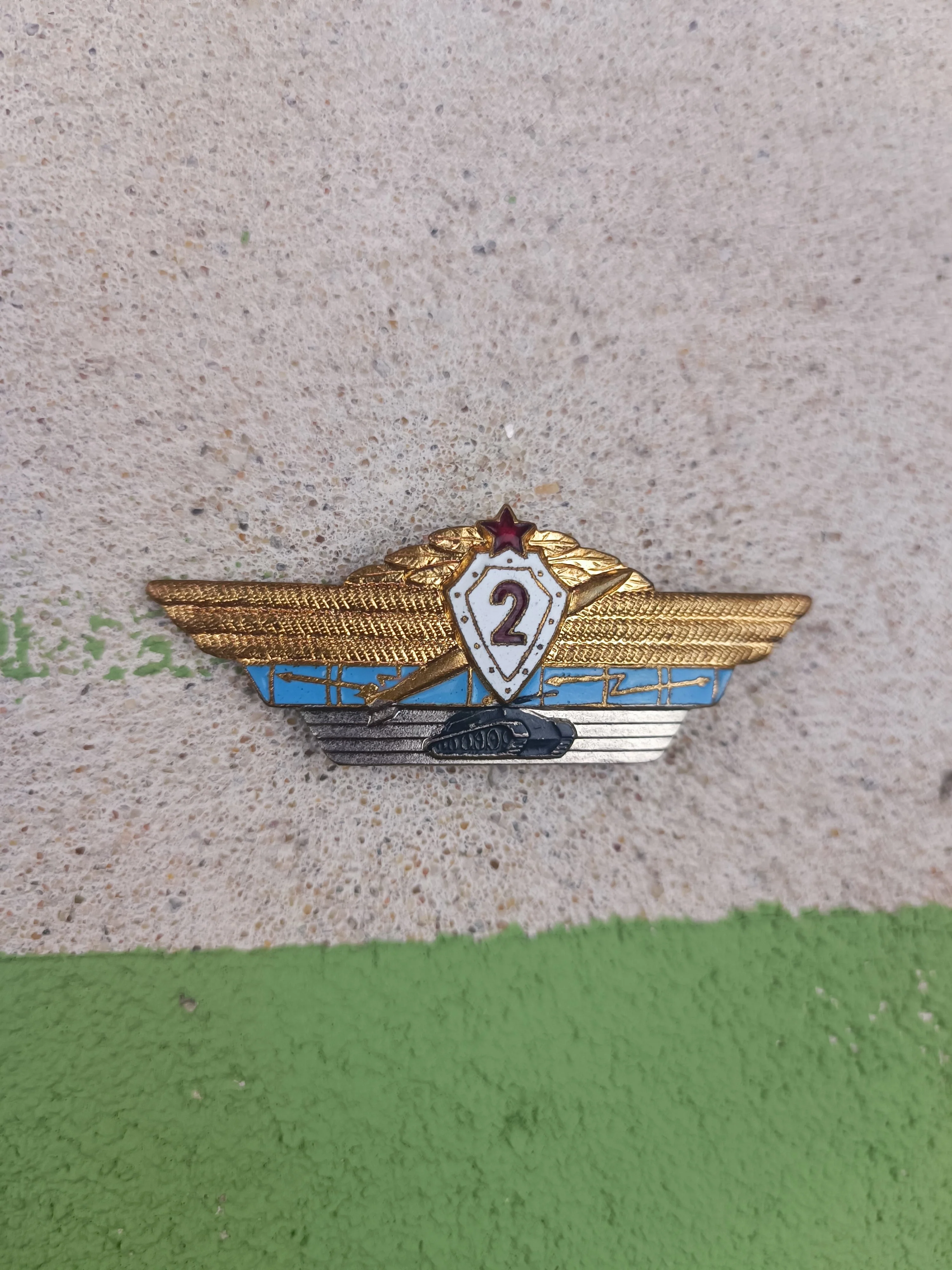 USSR Tankman officer 2rd level of qualification award