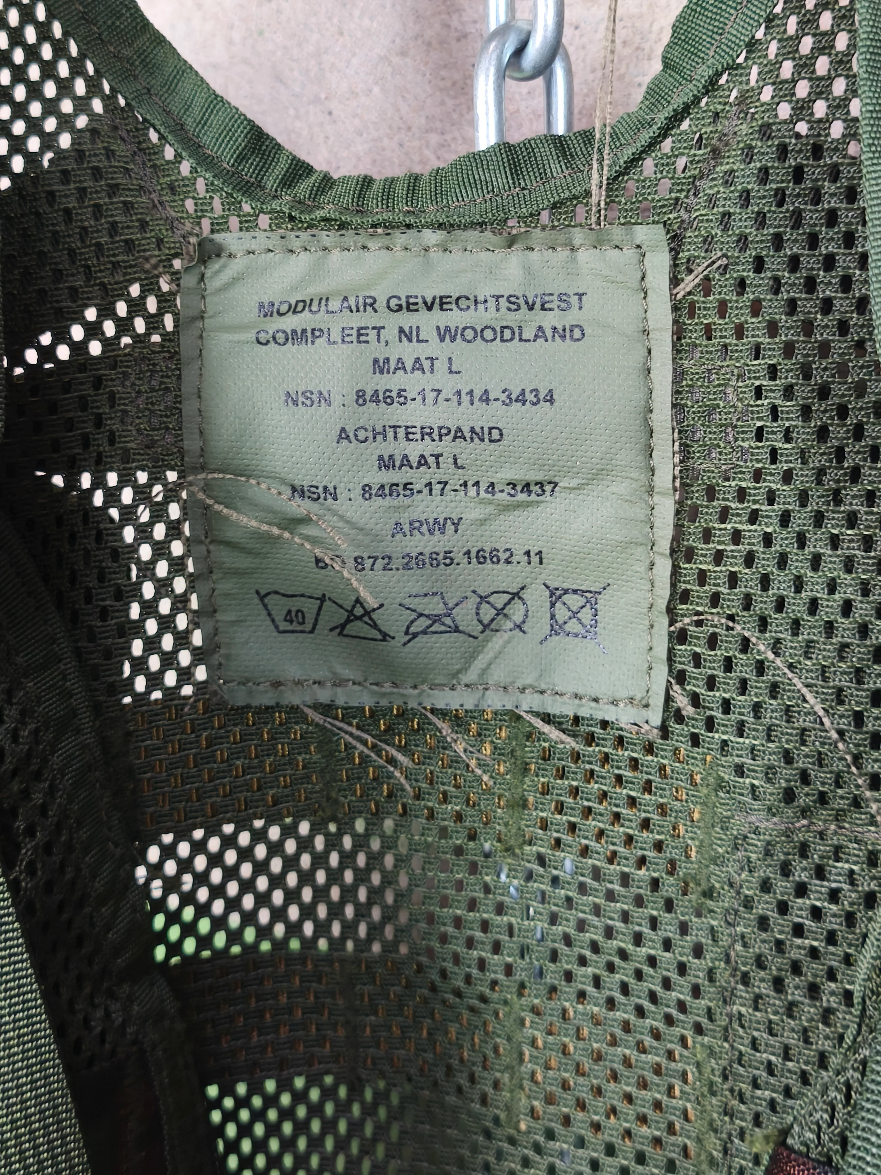 Dutch Modular Combat Vest Woodland - Image 3