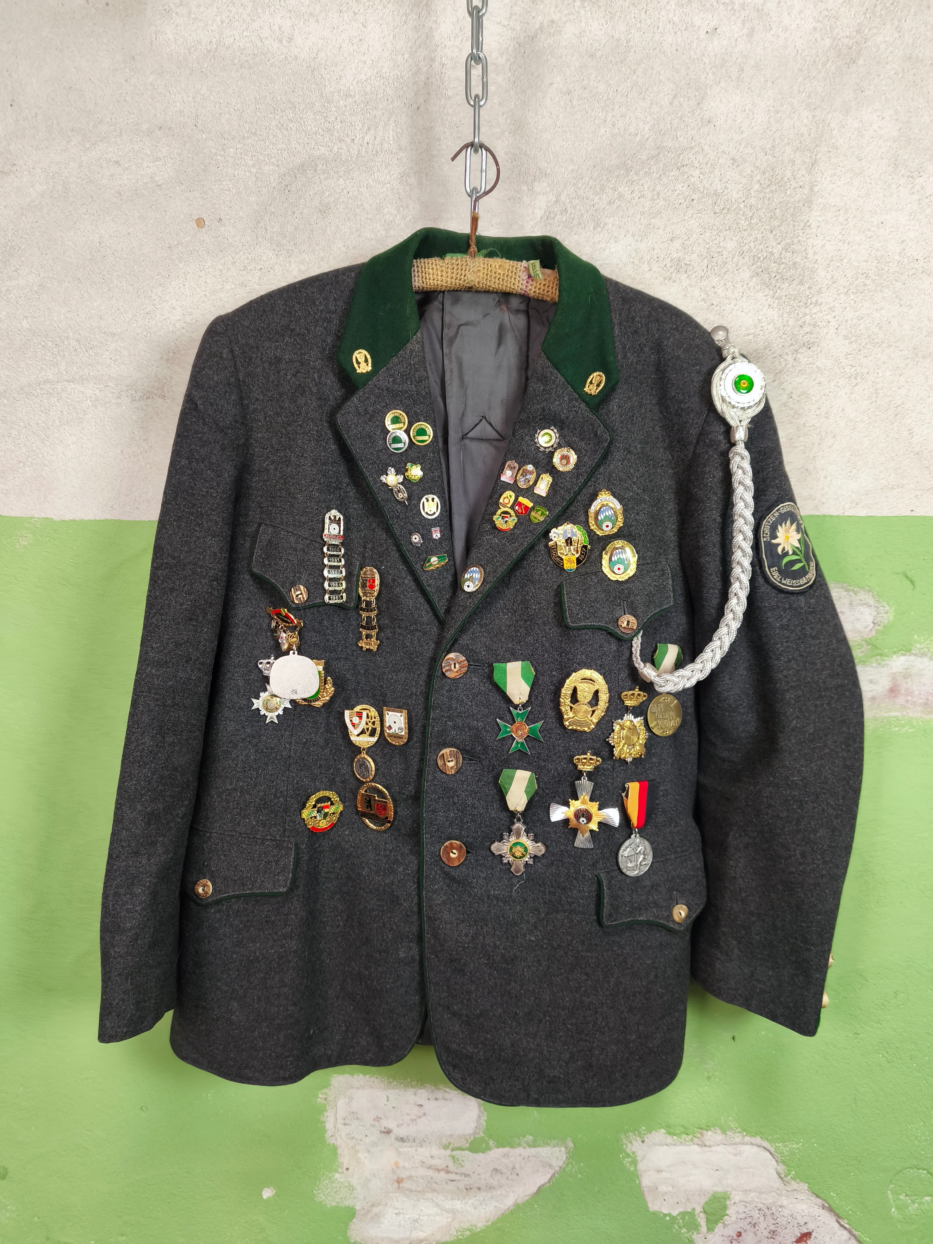 German 1960 Shooting Community Edelweiss Bamberg Jacket [L]