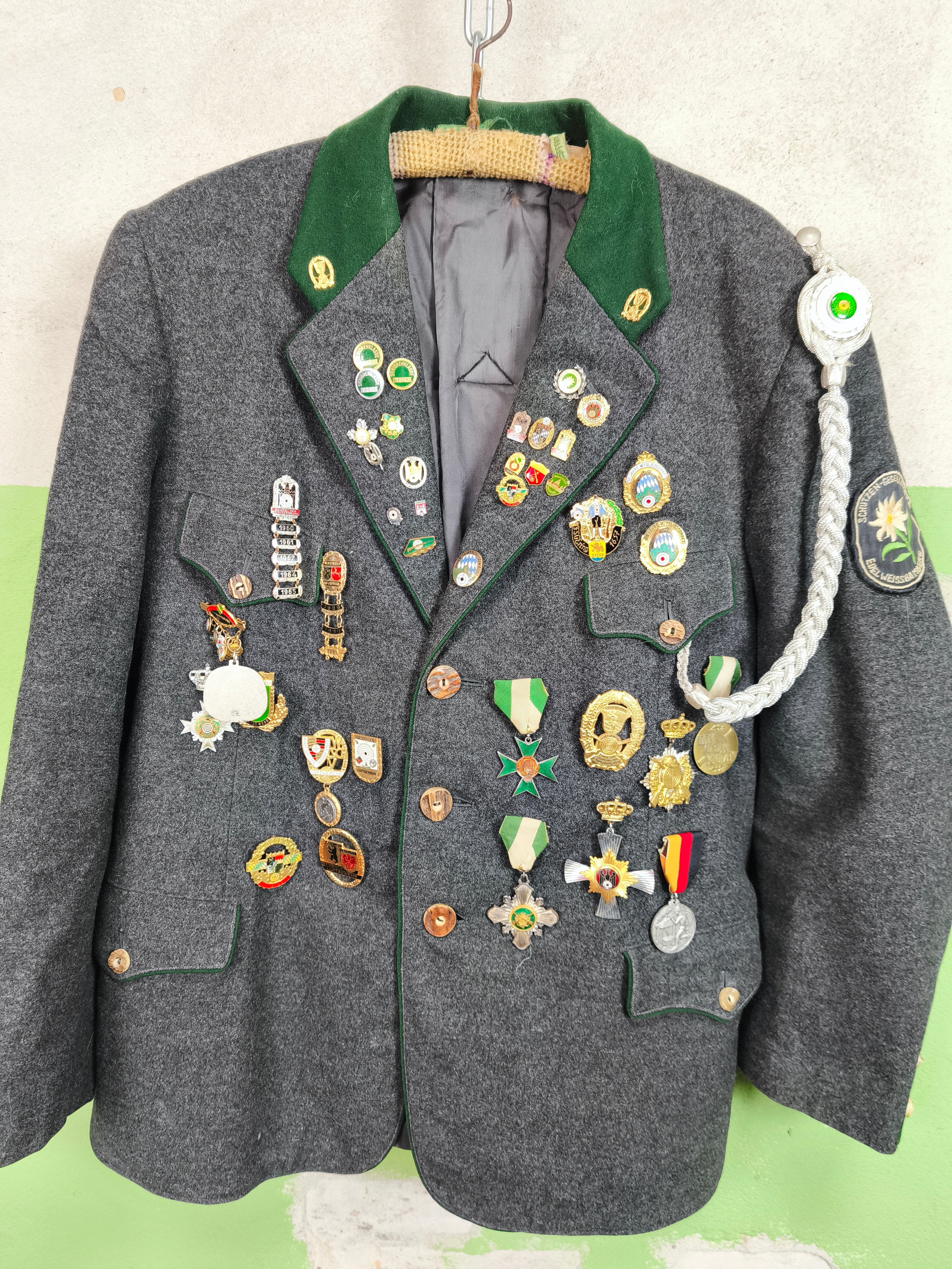 German 1960 Shooting Community Edelweiss Bamberg Jacket [L] - Image 2