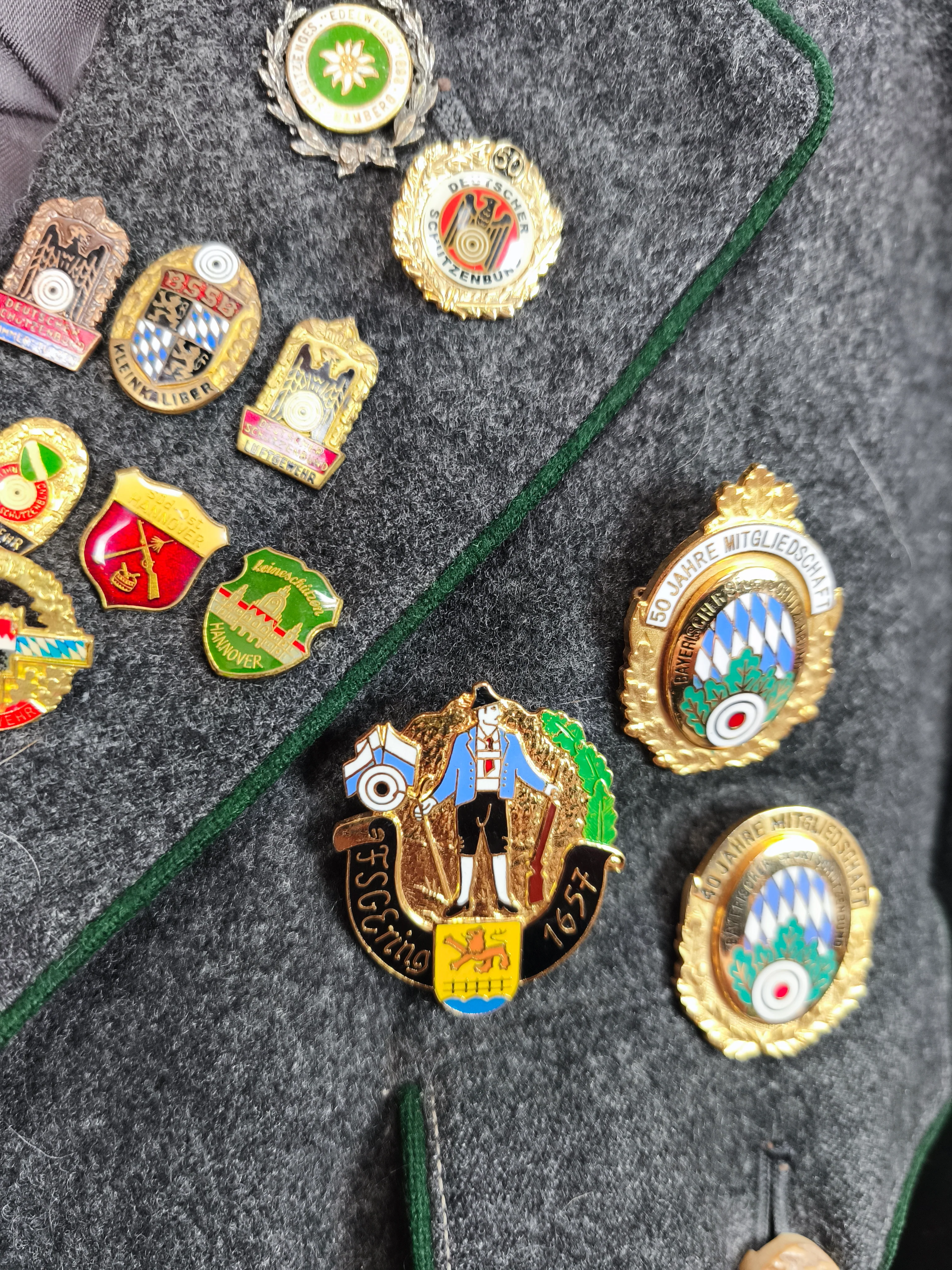 German 1960 Shooting Community Edelweiss Bamberg Jacket [L] - Image 6