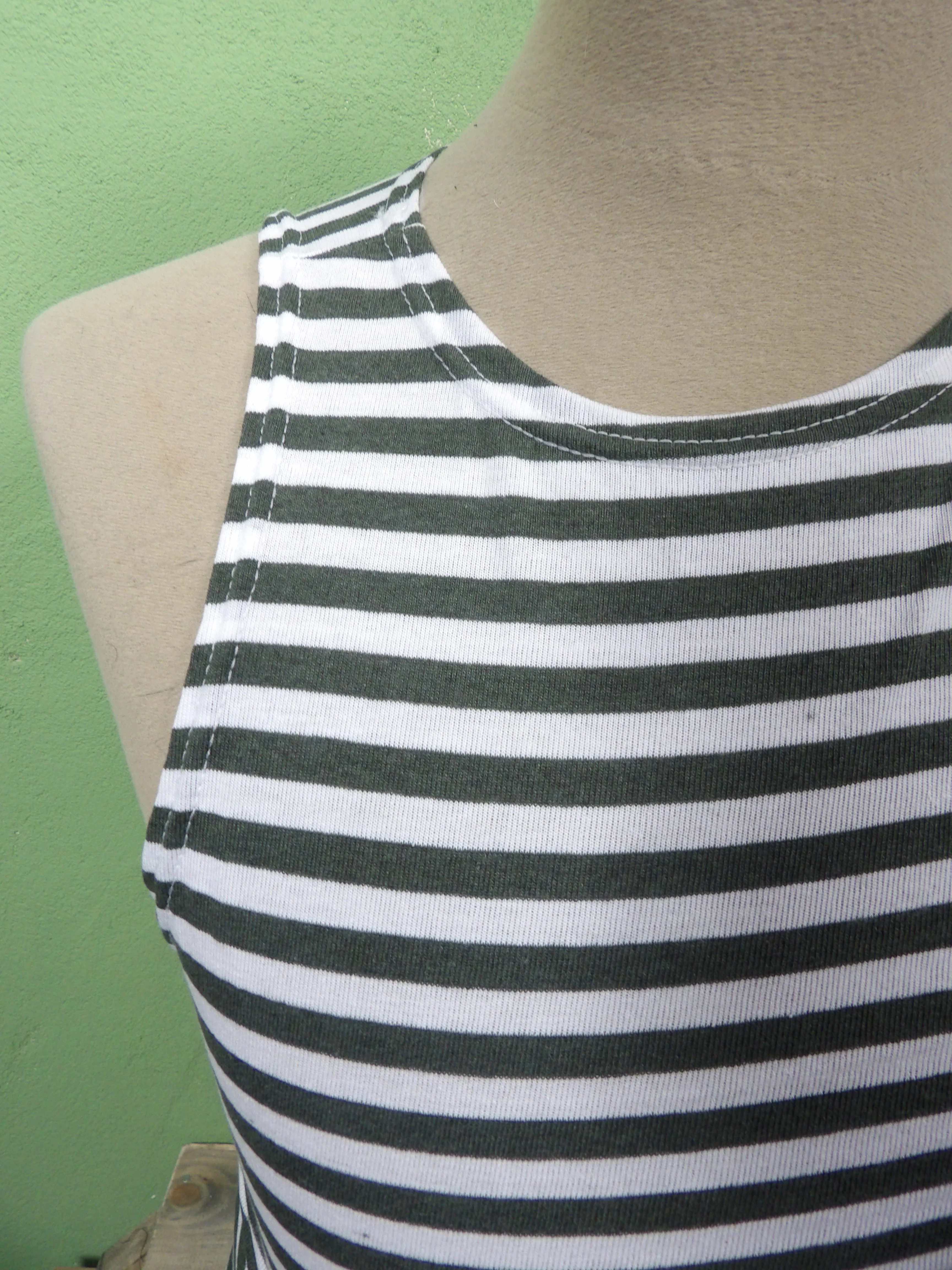 Green Russian Telnyashka – Border Guard / FSB Style Striped Military Shirt (GOST / OTK - Image 3