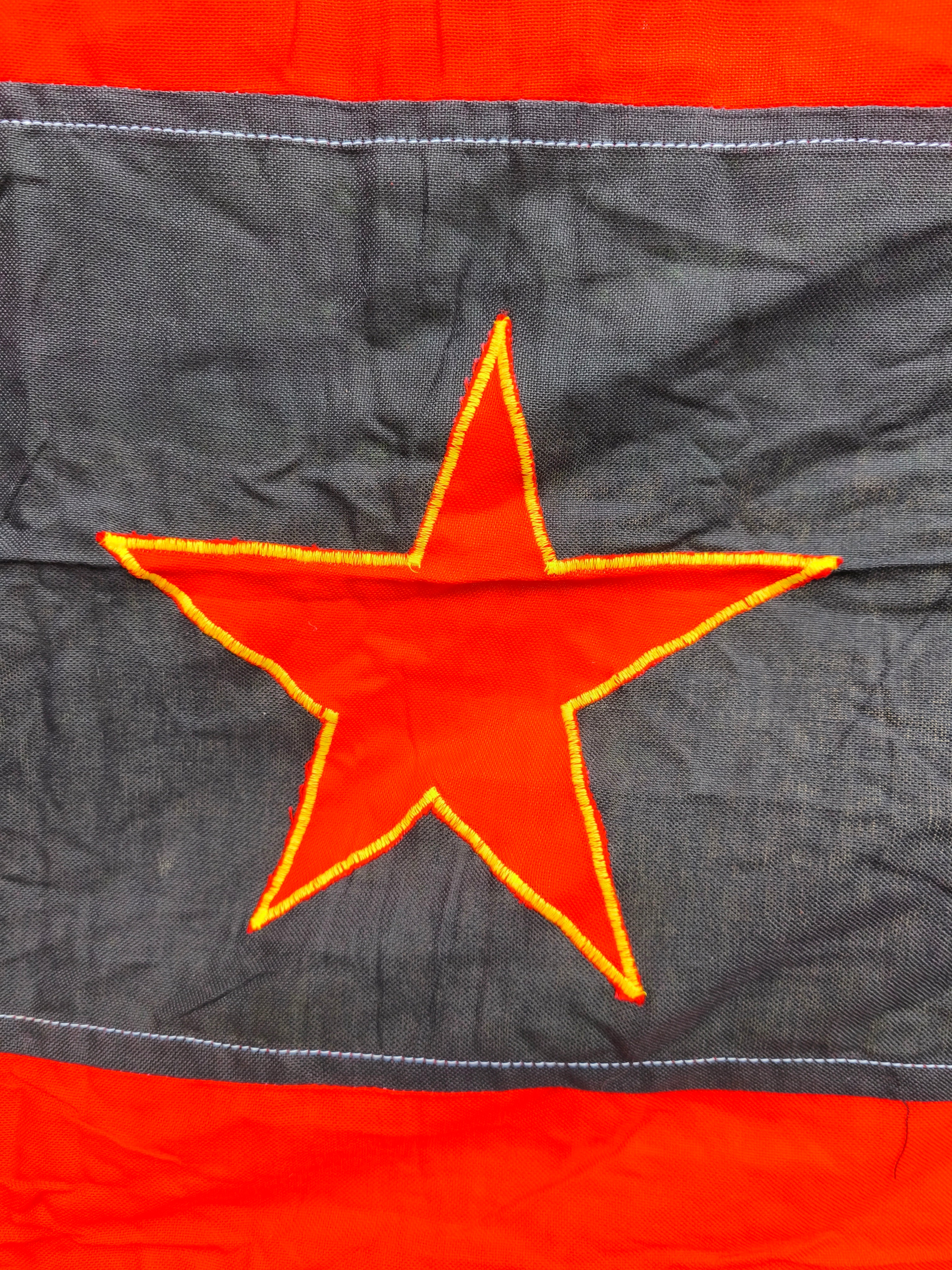 Issued Communist Albanian Navy Flag 147x85cm / 58''''x 33'' - Image 2