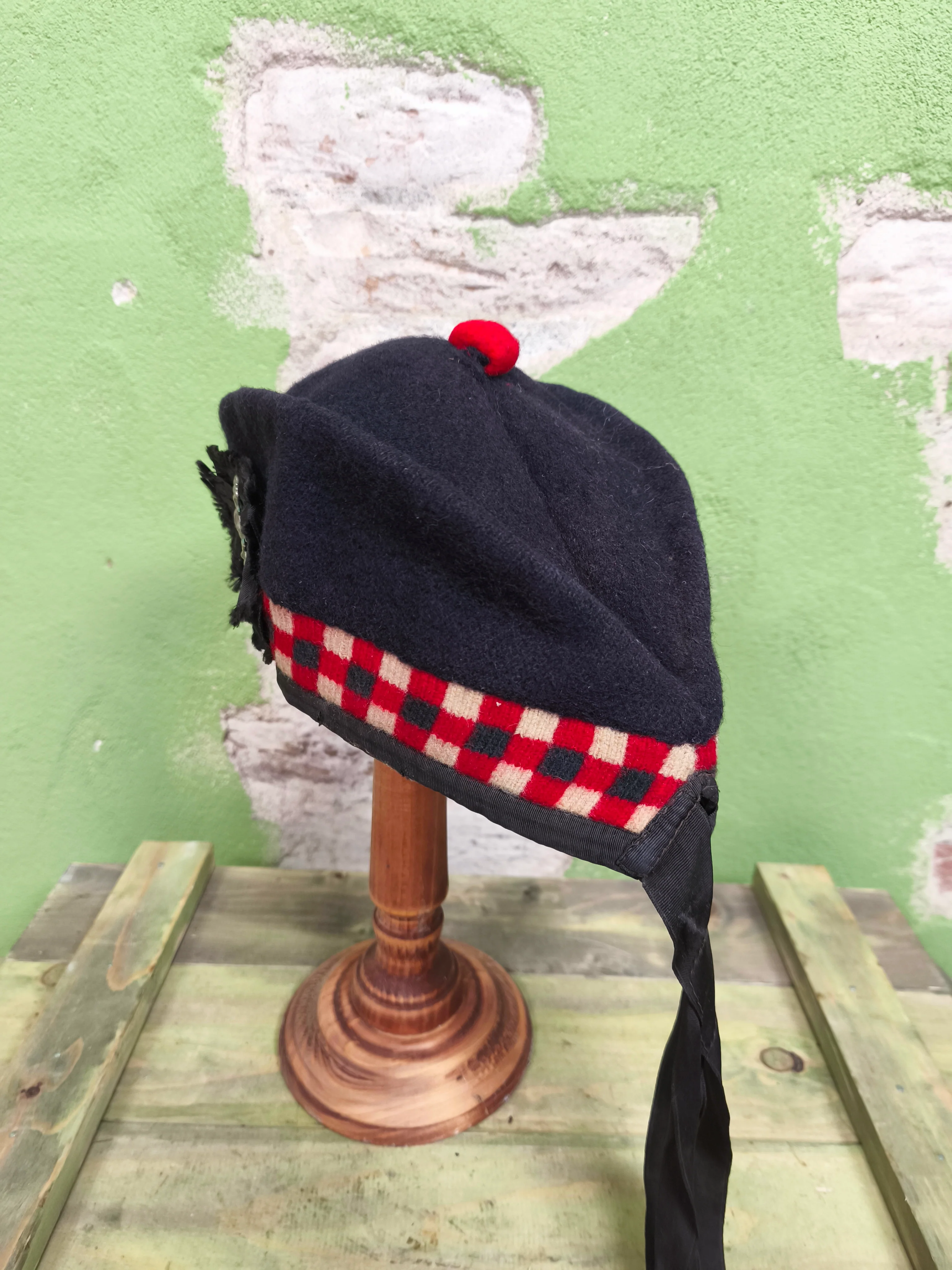 Issued WW1 King's Own Scottish Borderers Glengarry Cap - Image 3