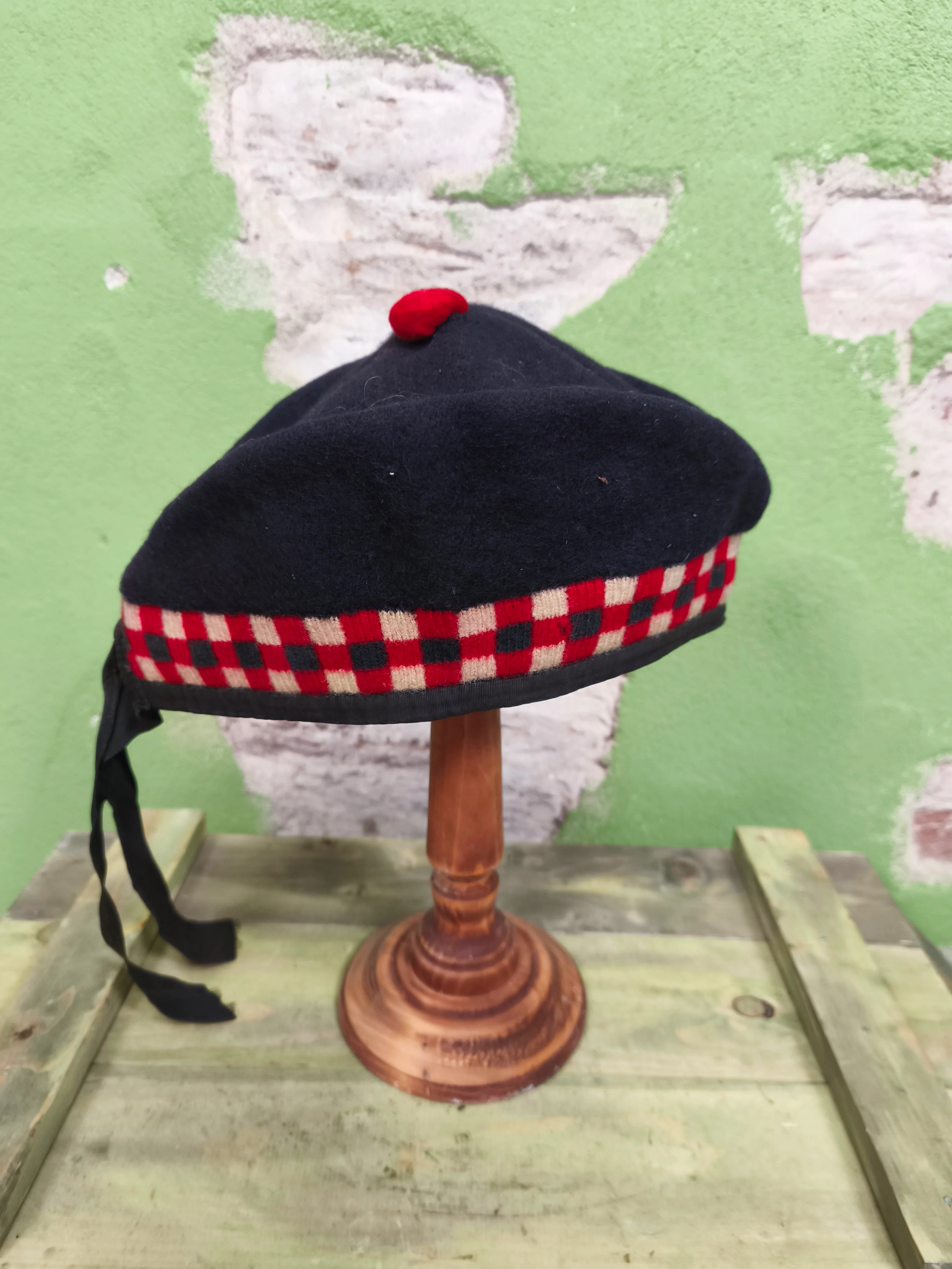 Issued WW1 King's Own Scottish Borderers Glengarry Cap - Image 7