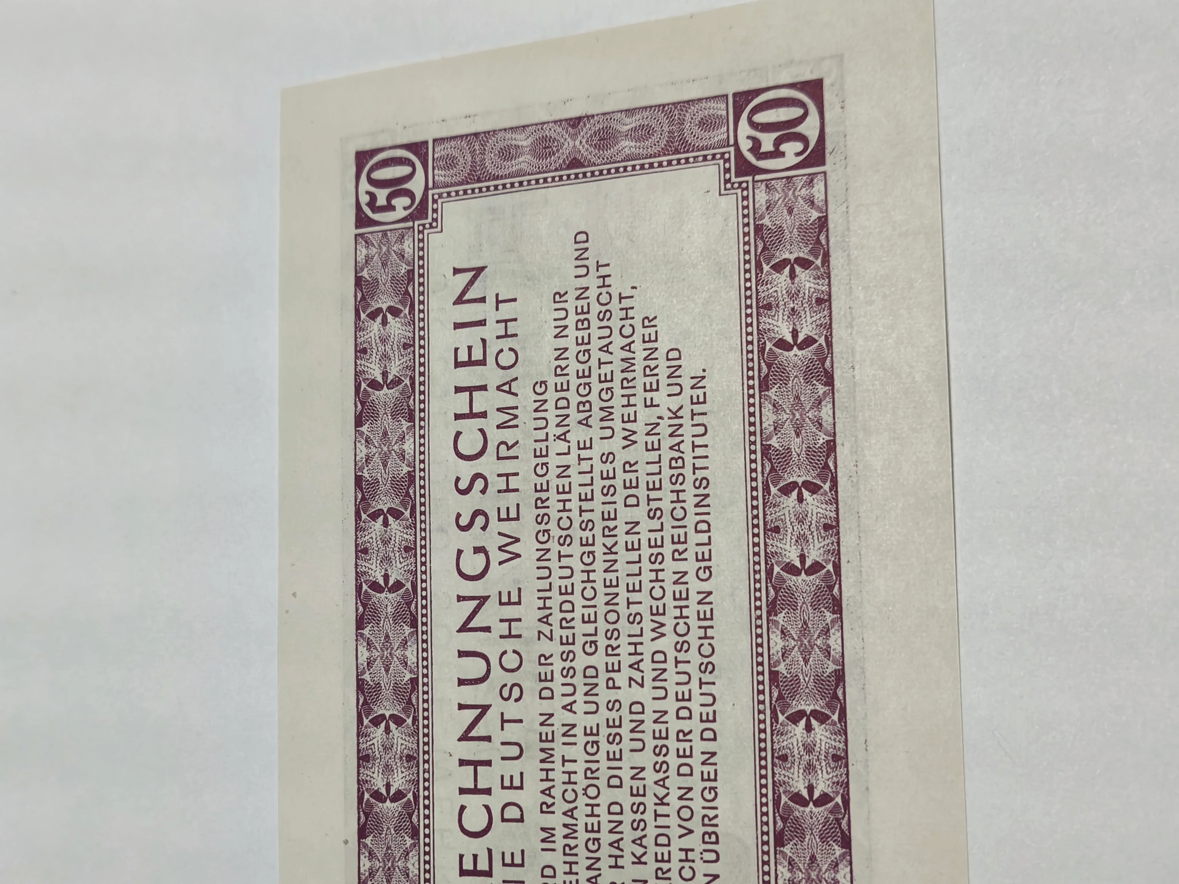 Third Reich 50 Wehrmacht Reichsmark 1944 - Image 5