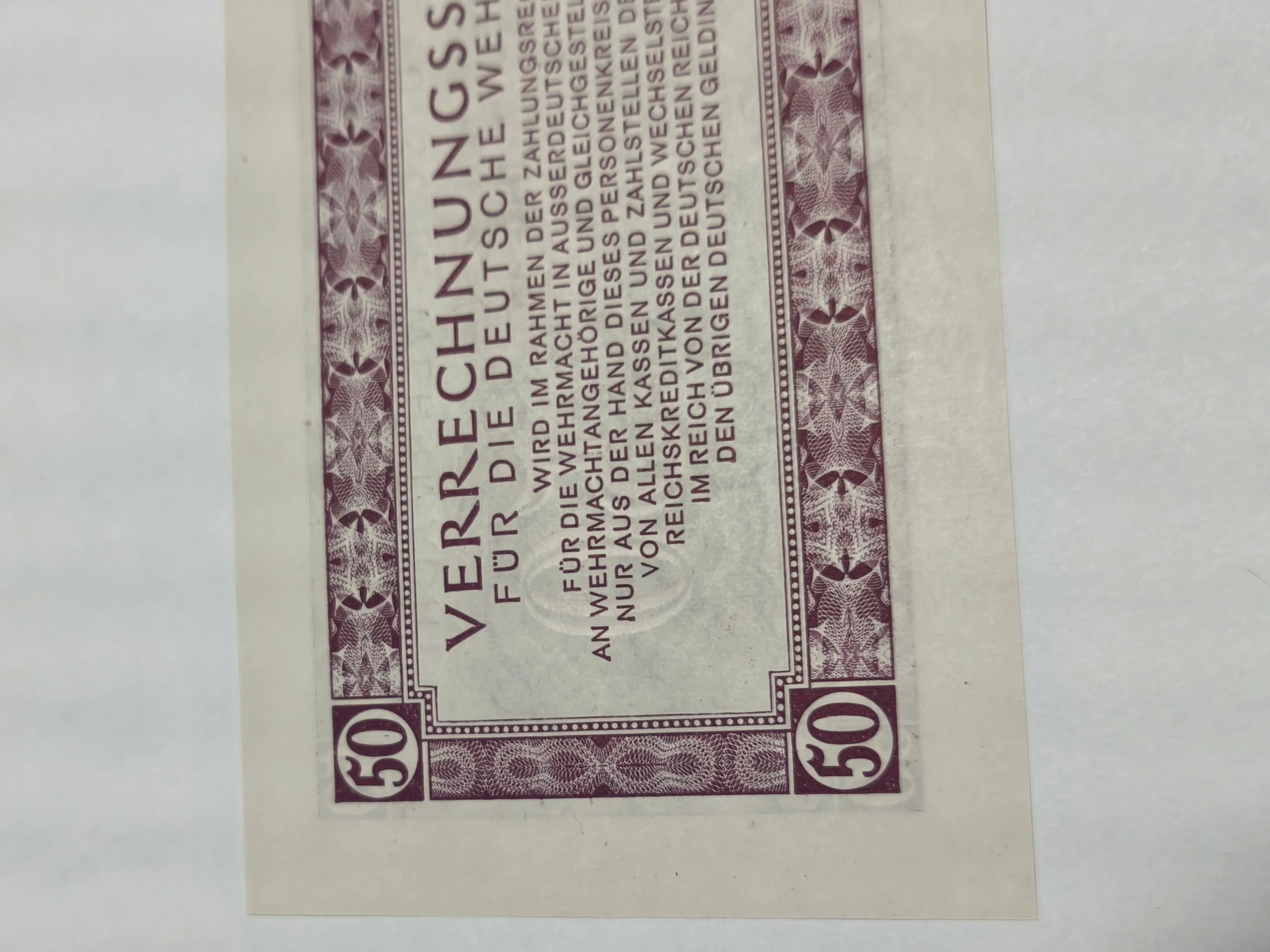 Third Reich 50 Wehrmacht Reichsmark 1944 - Image 6