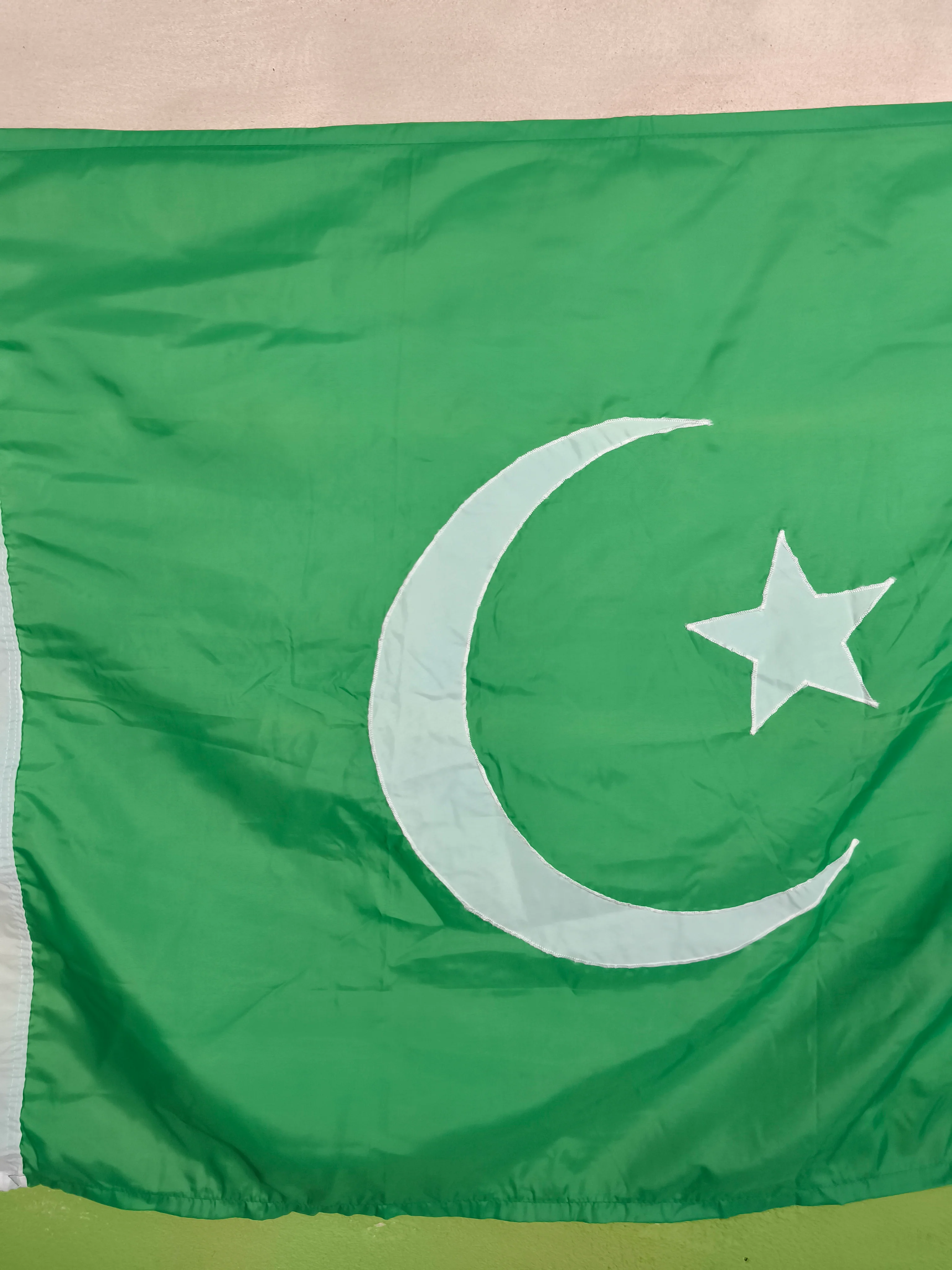 PAKISTAN Flag (made in DDR) 120X90cm / 47"x35" - Image 3