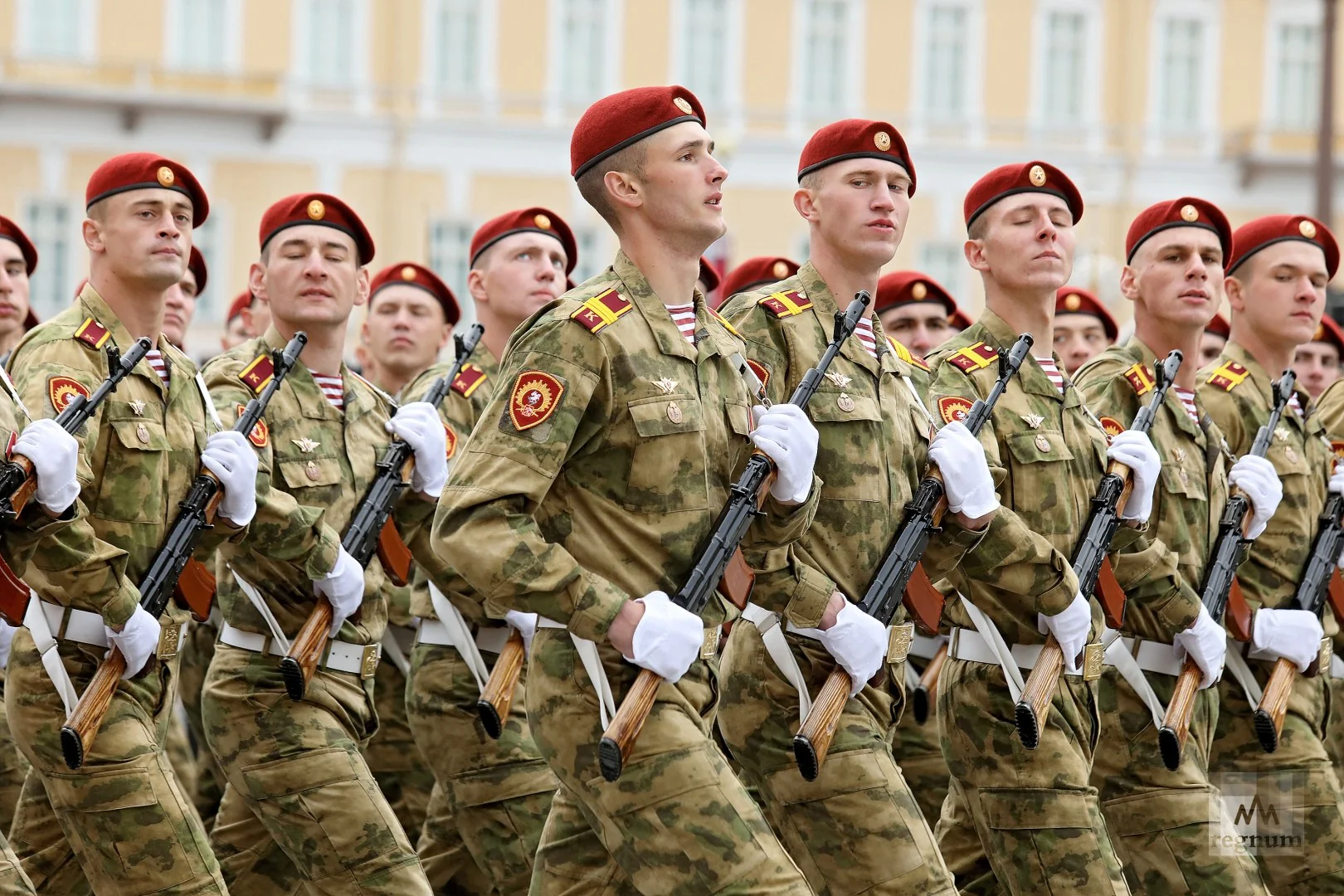 Maroon Red Russian Telnyashka β MVD Internal Troops Striped Military Shirt (OTK / GOST)β - Image 7