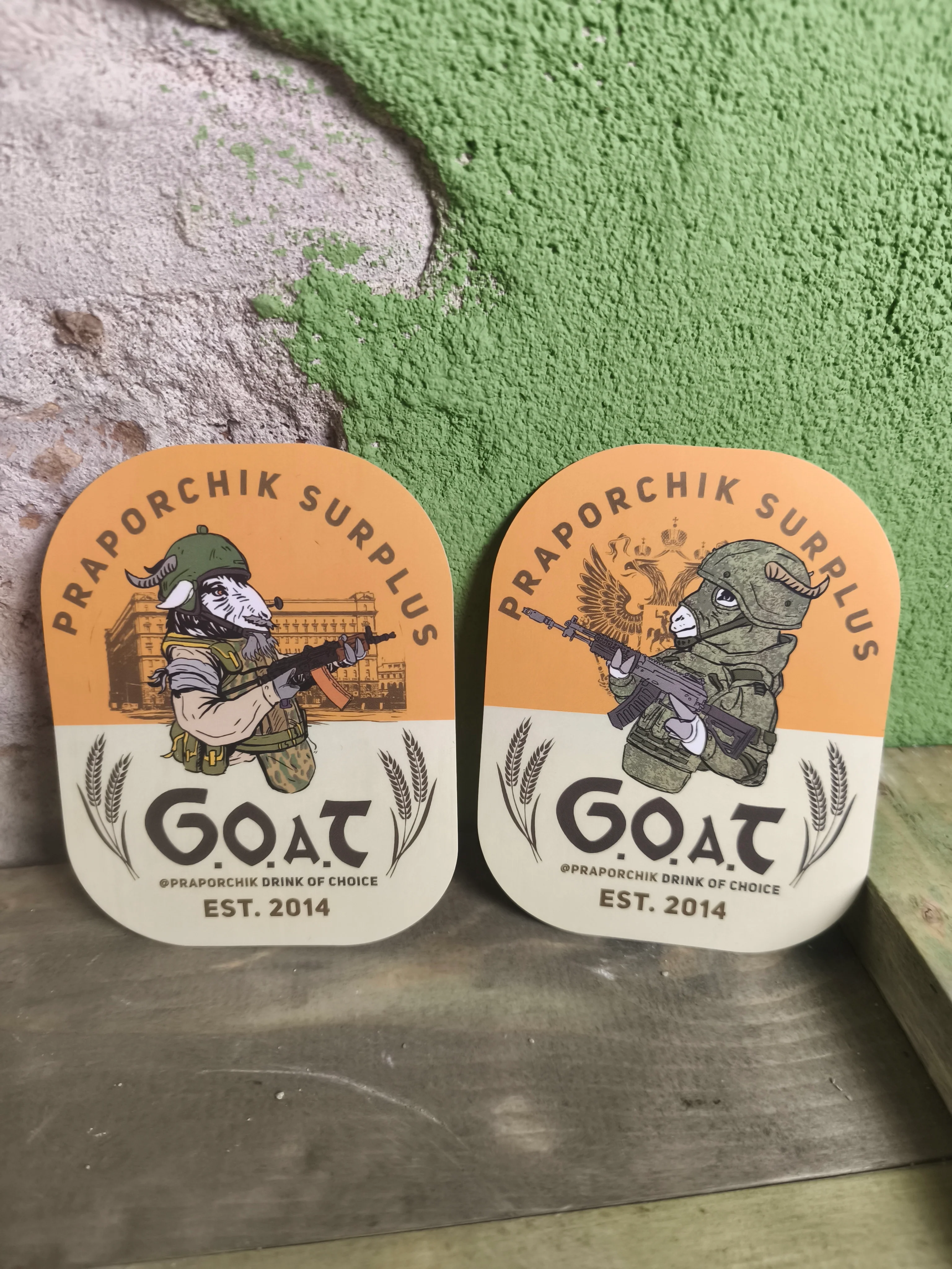 Praporchik GOAT Sticker Set (4 pieces) - Image 3
