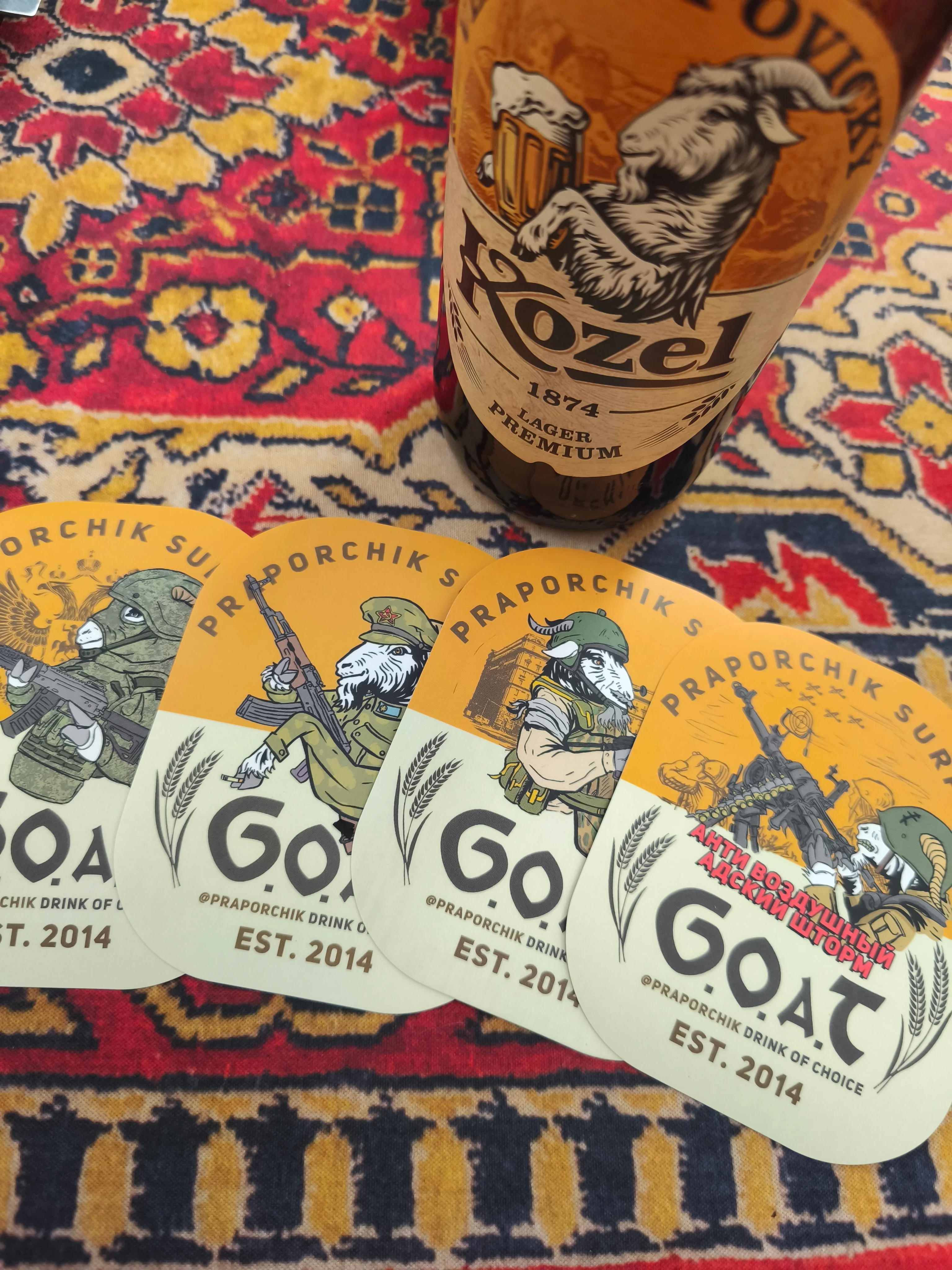 Praporchik GOAT Sticker Set (4 pieces) - Image 5