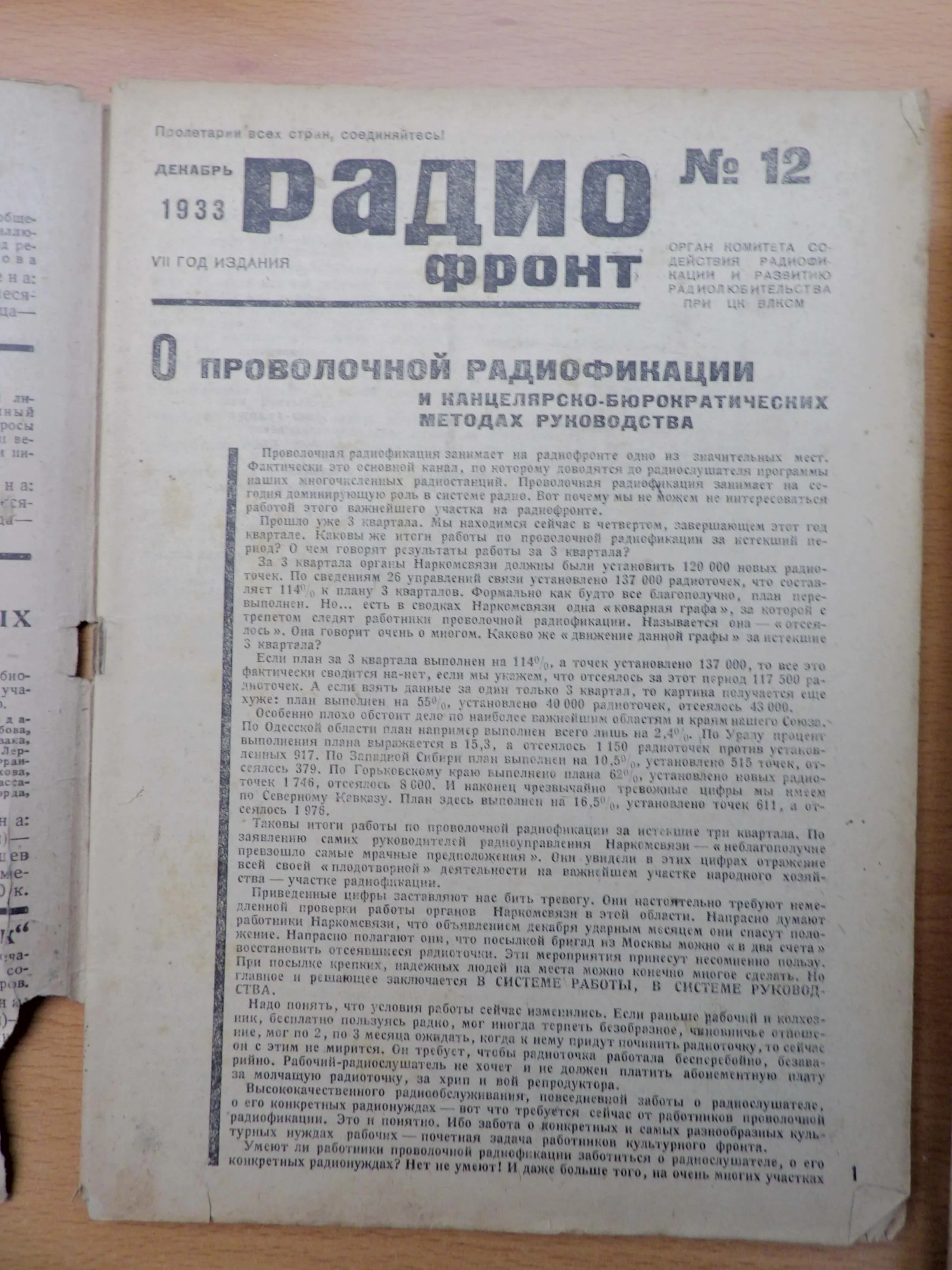 Radio Front Soviet Magazine (1932-1941) - Image 16