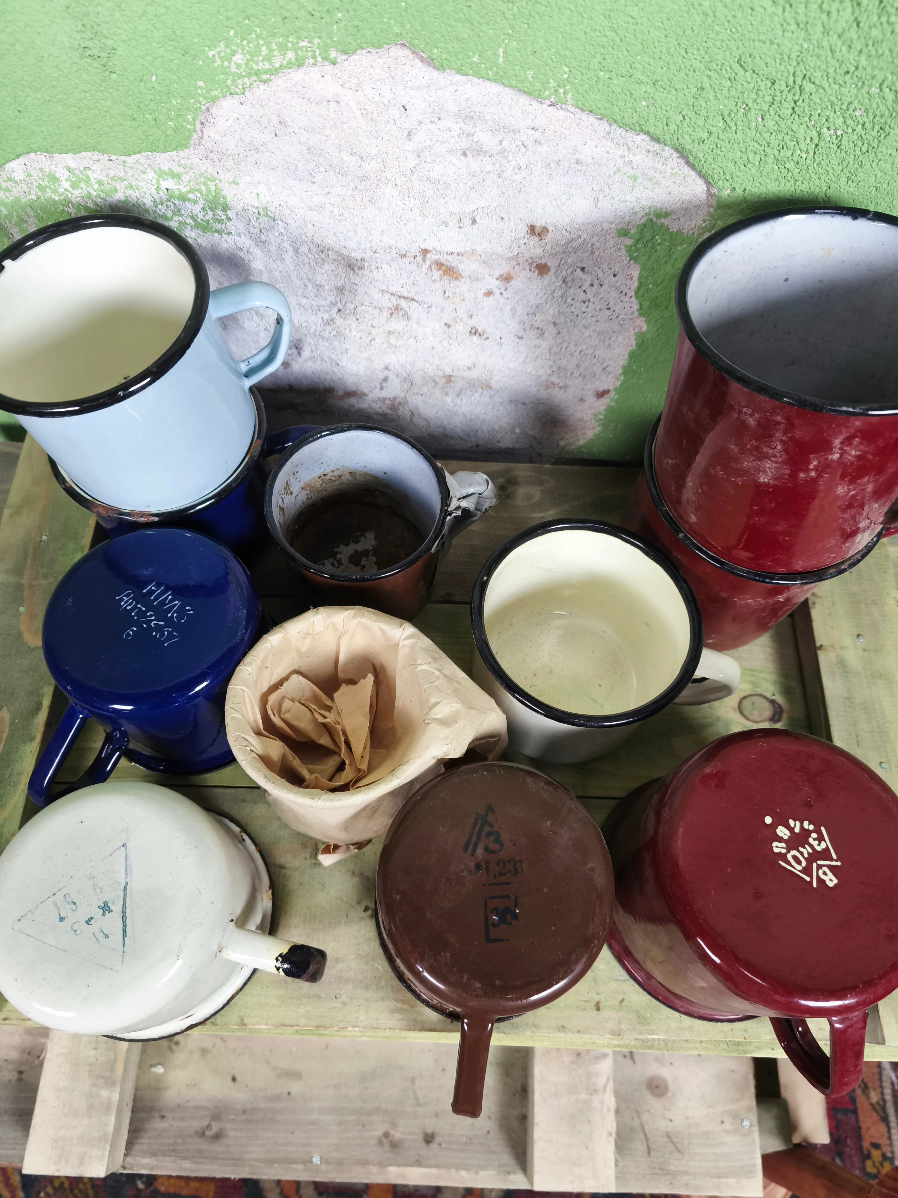 Random CCCP Enameled metal mug 0.2L - 0,5L - Image 3
