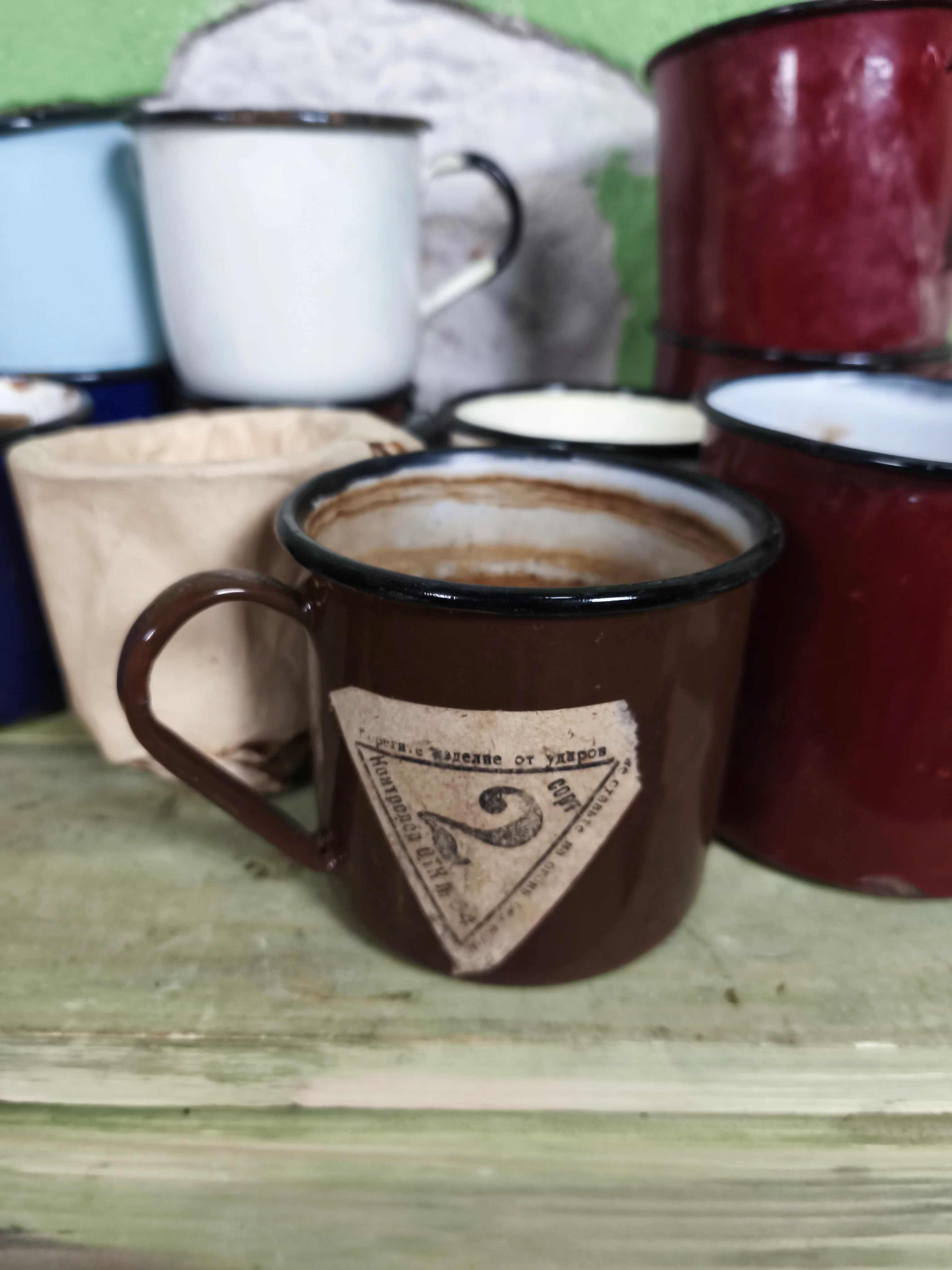 Random CCCP Enameled metal mug 0.2L - 0,5L - Image 6