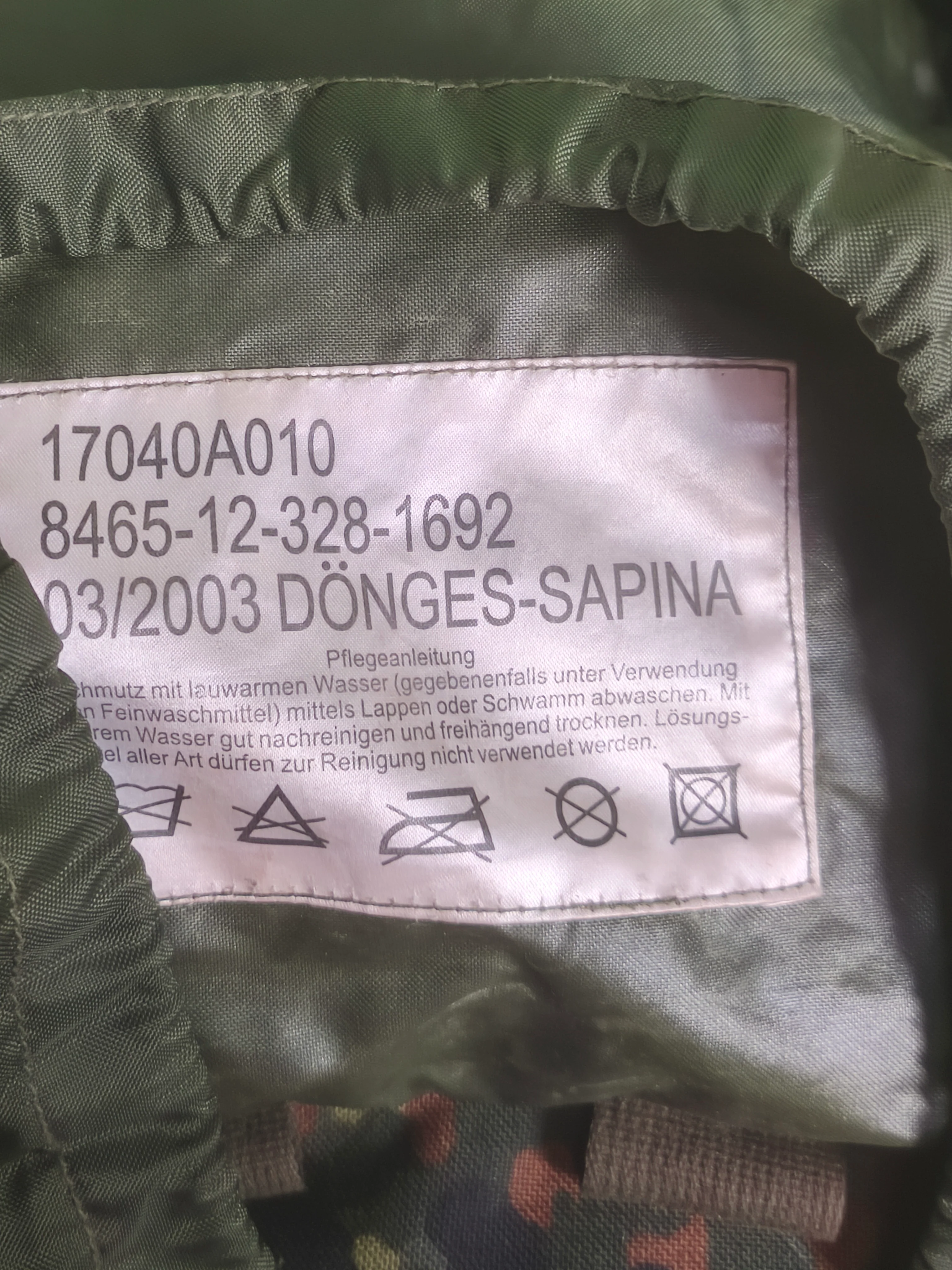 Random German Bundeswehr Flecktarn Backpack - Image 5
