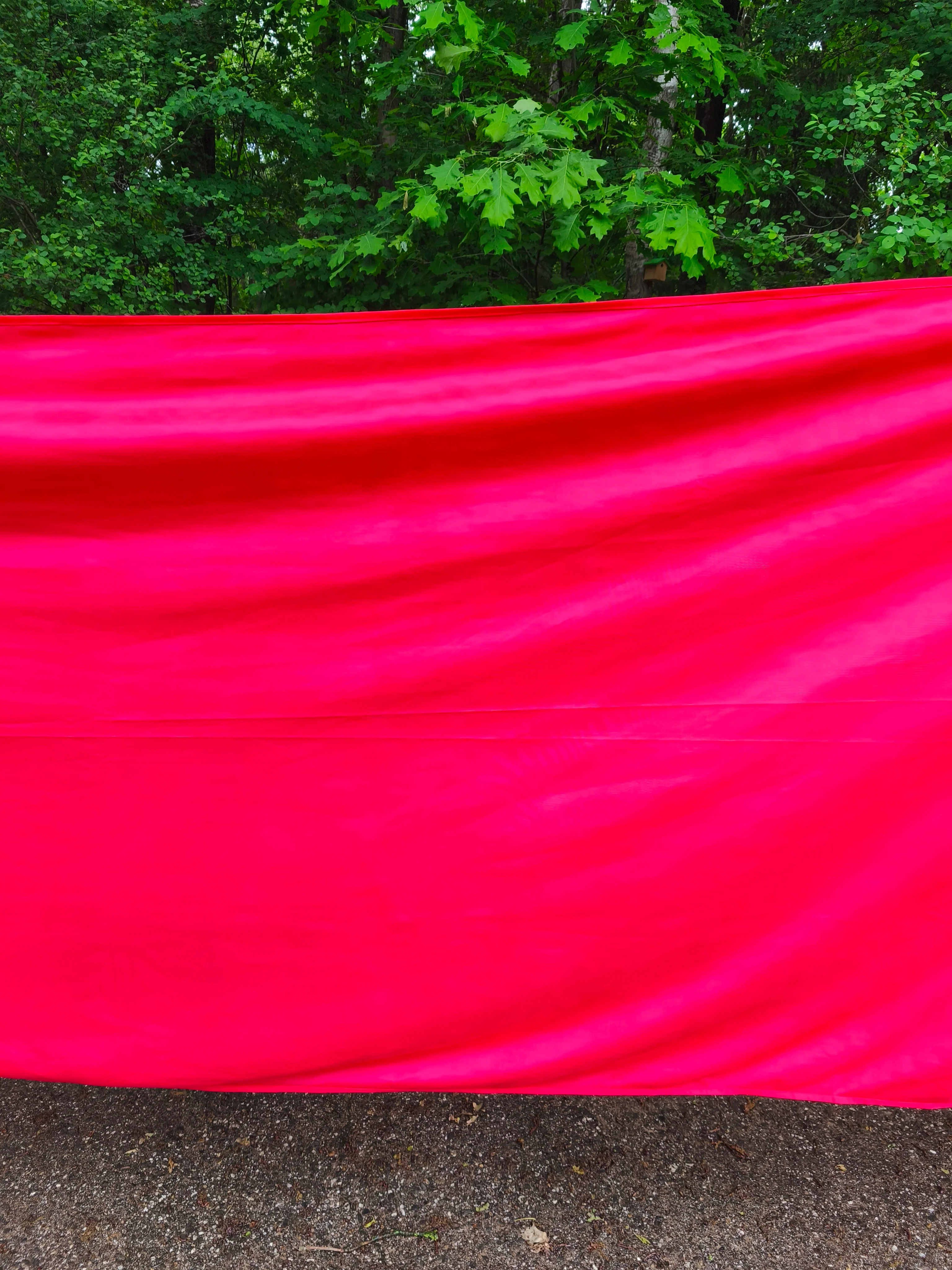Red Military Training Flag 330x115cm / 129.9''x 45'' + - Image 4