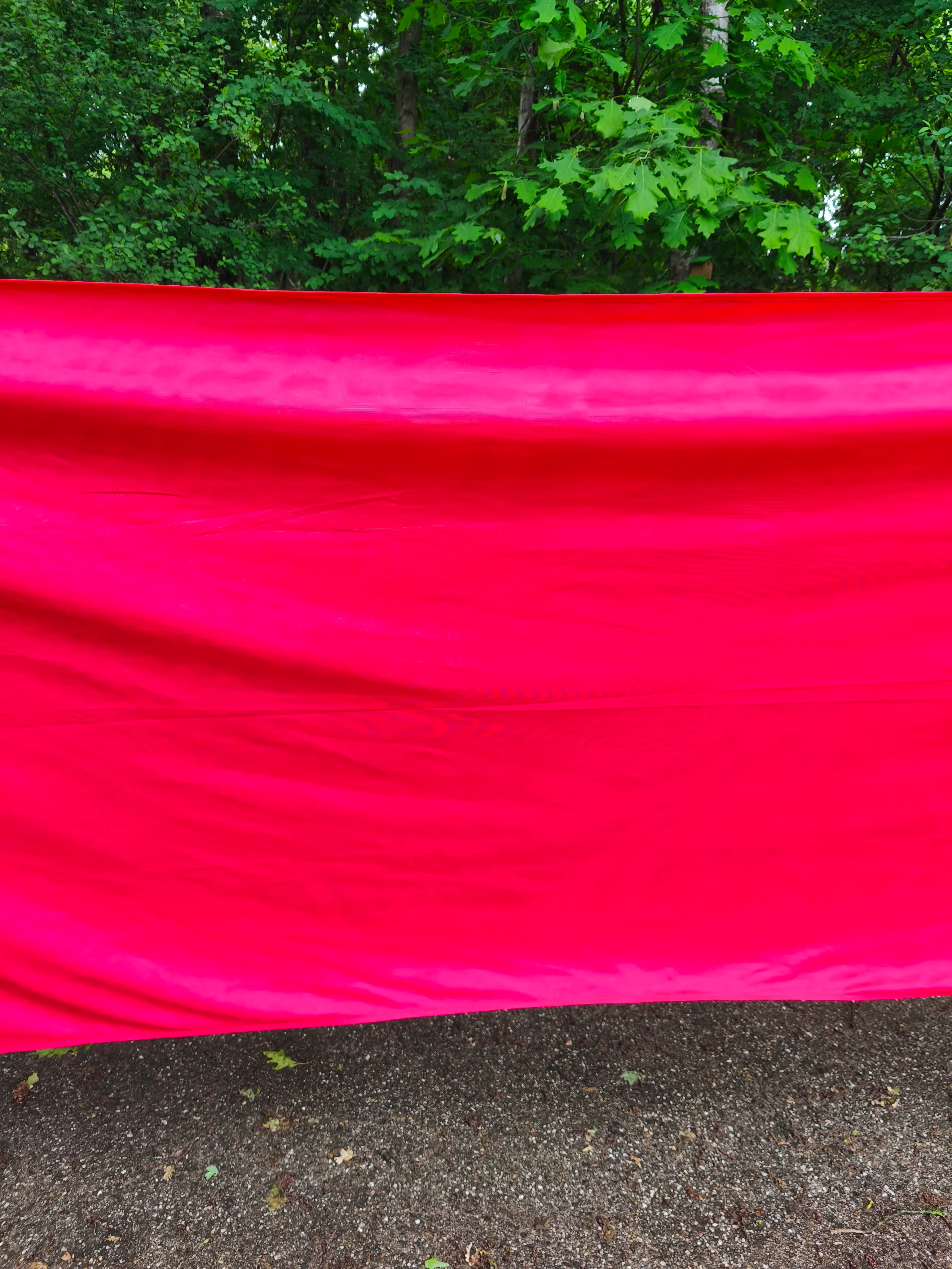 Red Military Training Flag 330x115cm / 129.9''x 45'' + - Image 7