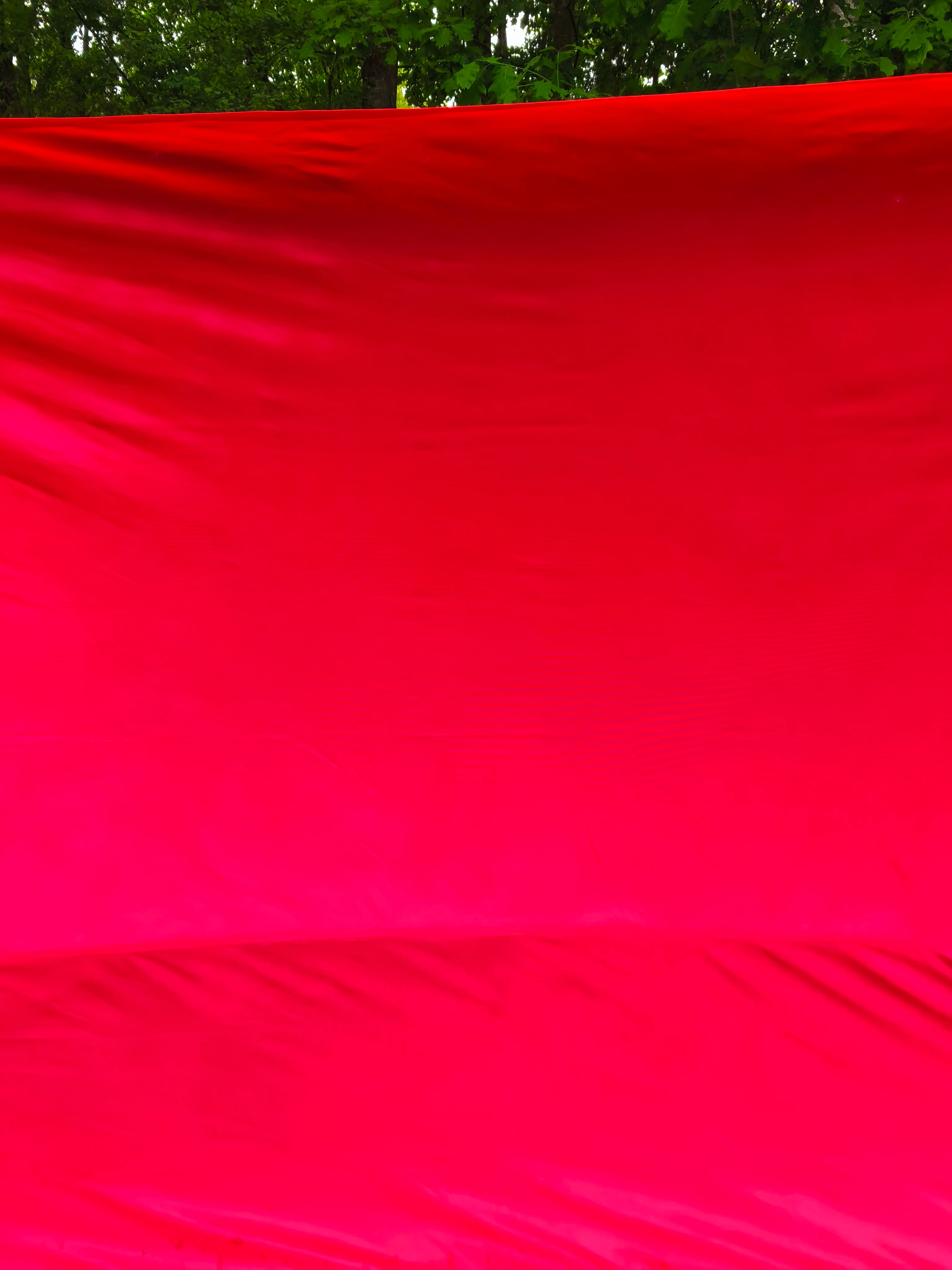 Red Military Training Flag 330x115cm / 129.9''x 45'' + - Image 9
