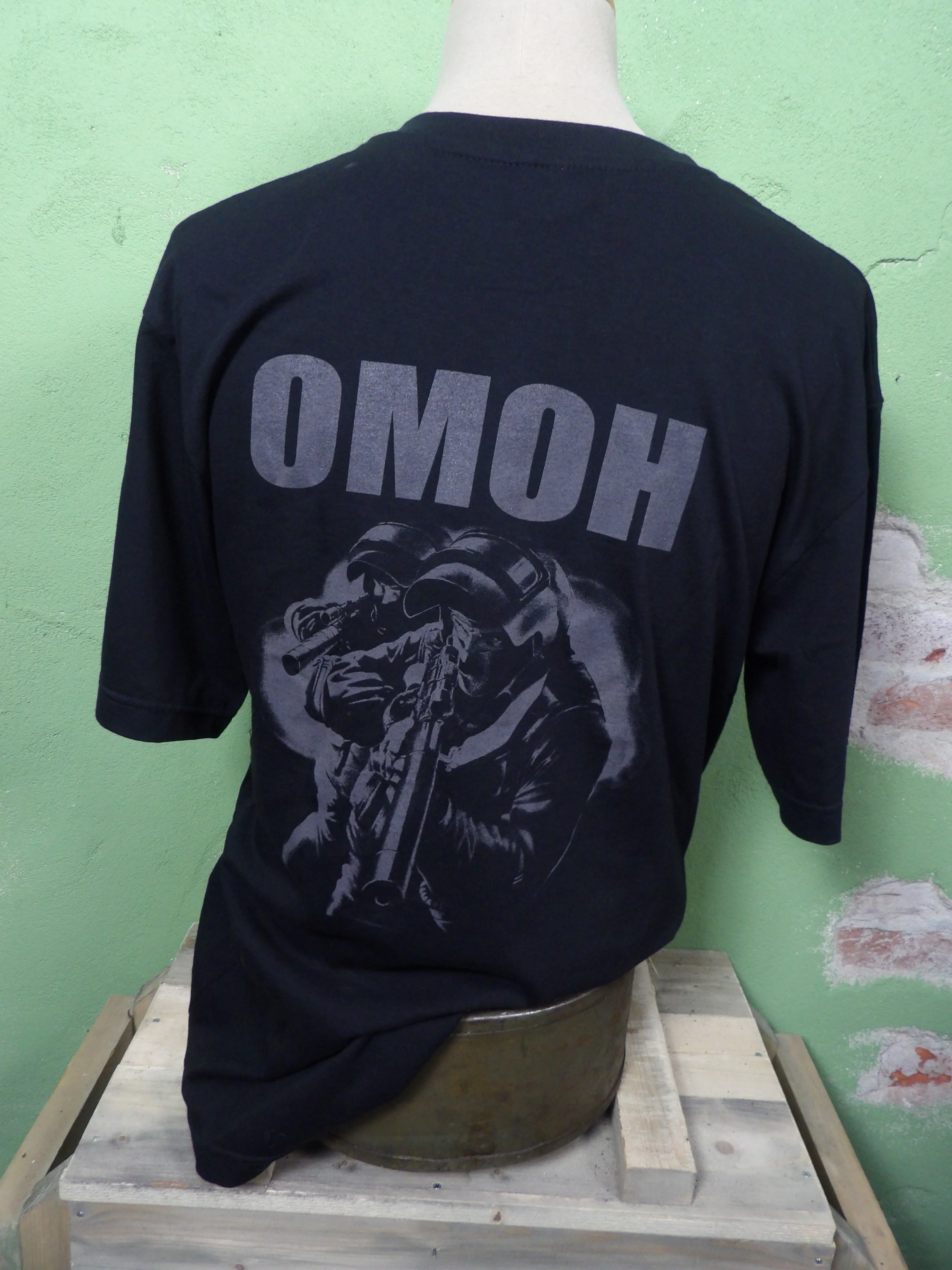ОМОН Russian Spetsnaz T-shirt (Black/Grey) - Image 3