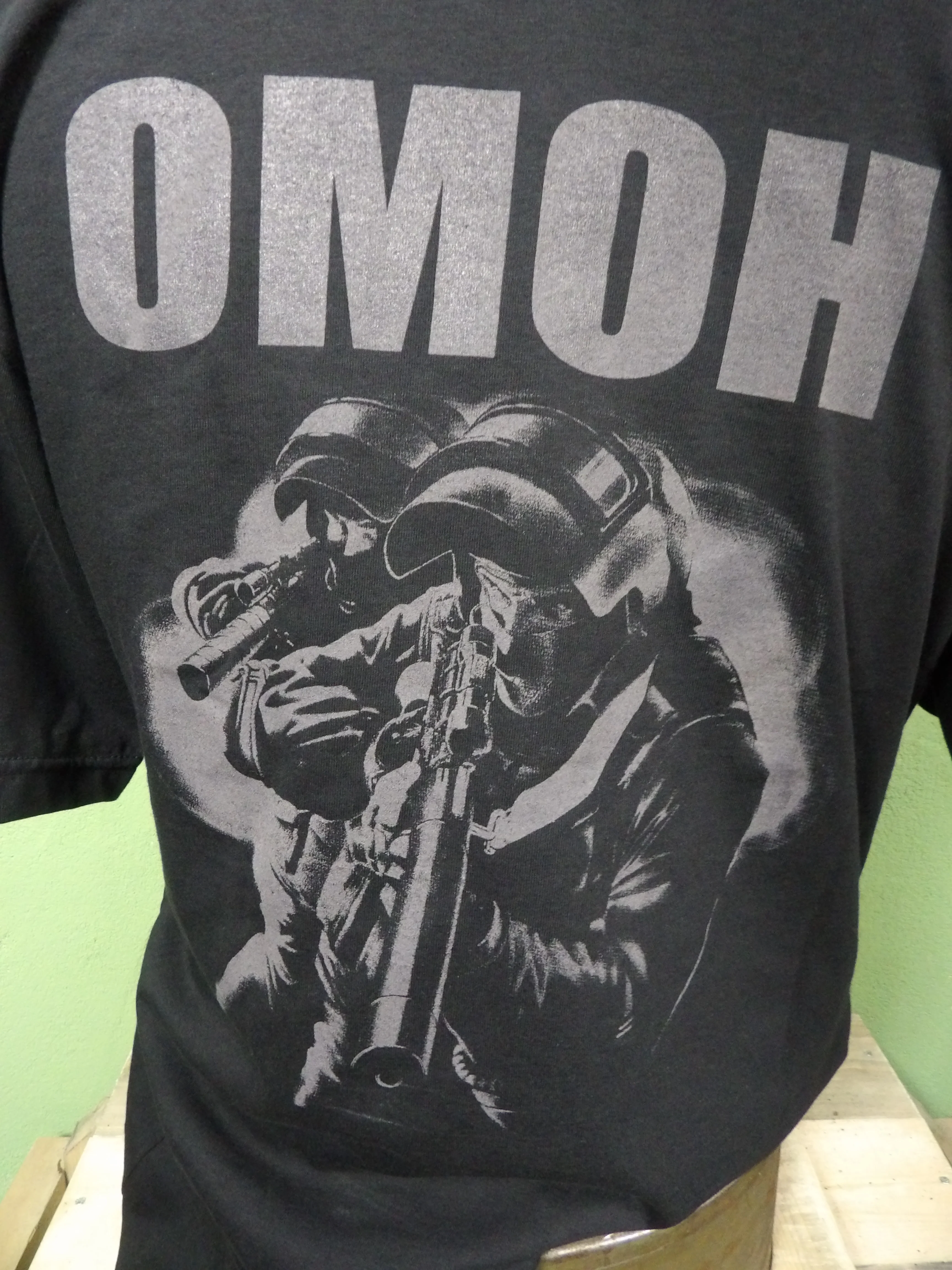 ОМОН Russian Spetsnaz T-shirt (Black/Grey) - Image 4