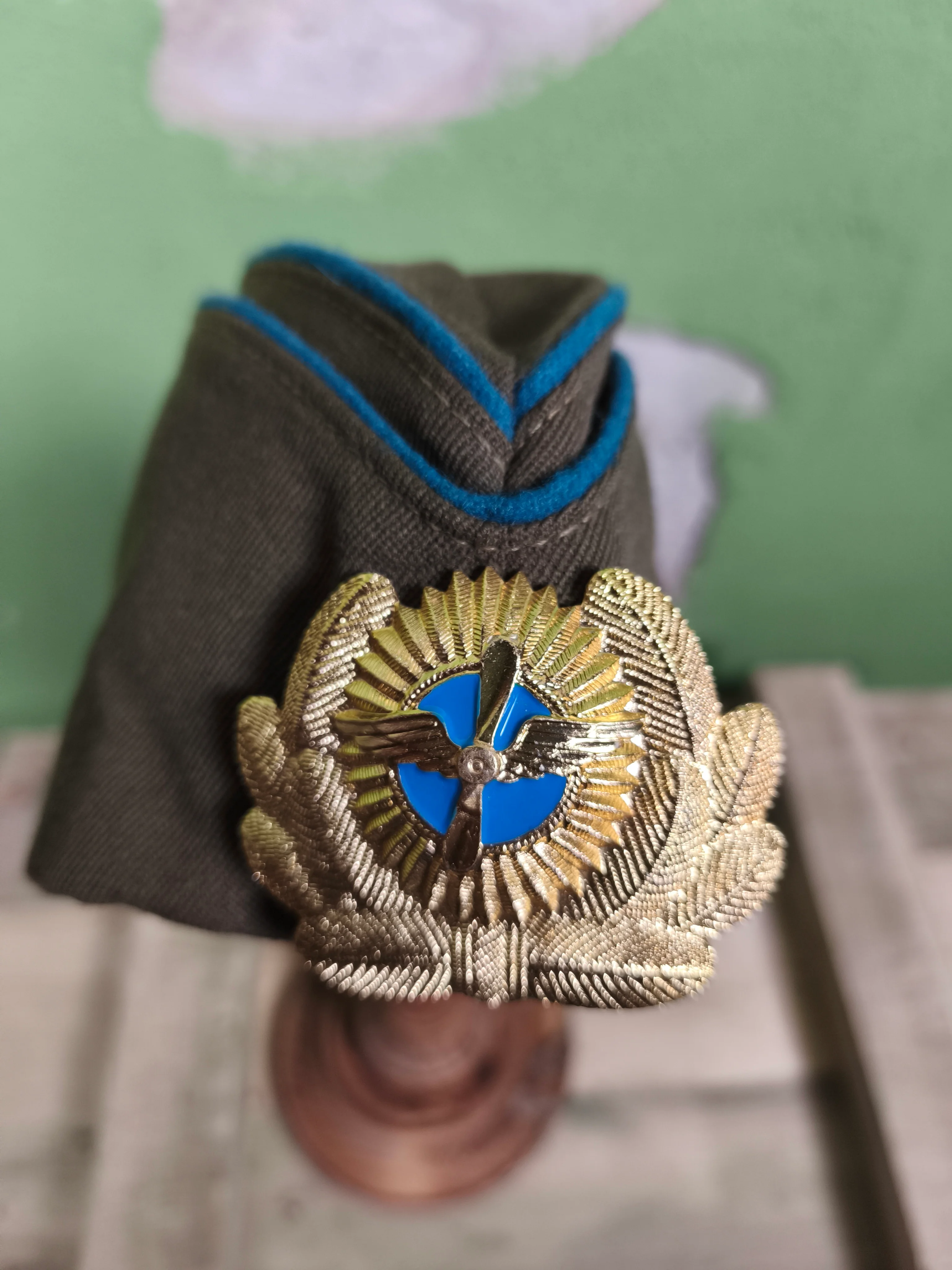 Soviet Airforce Officer Pilotka size 55 - Image 3