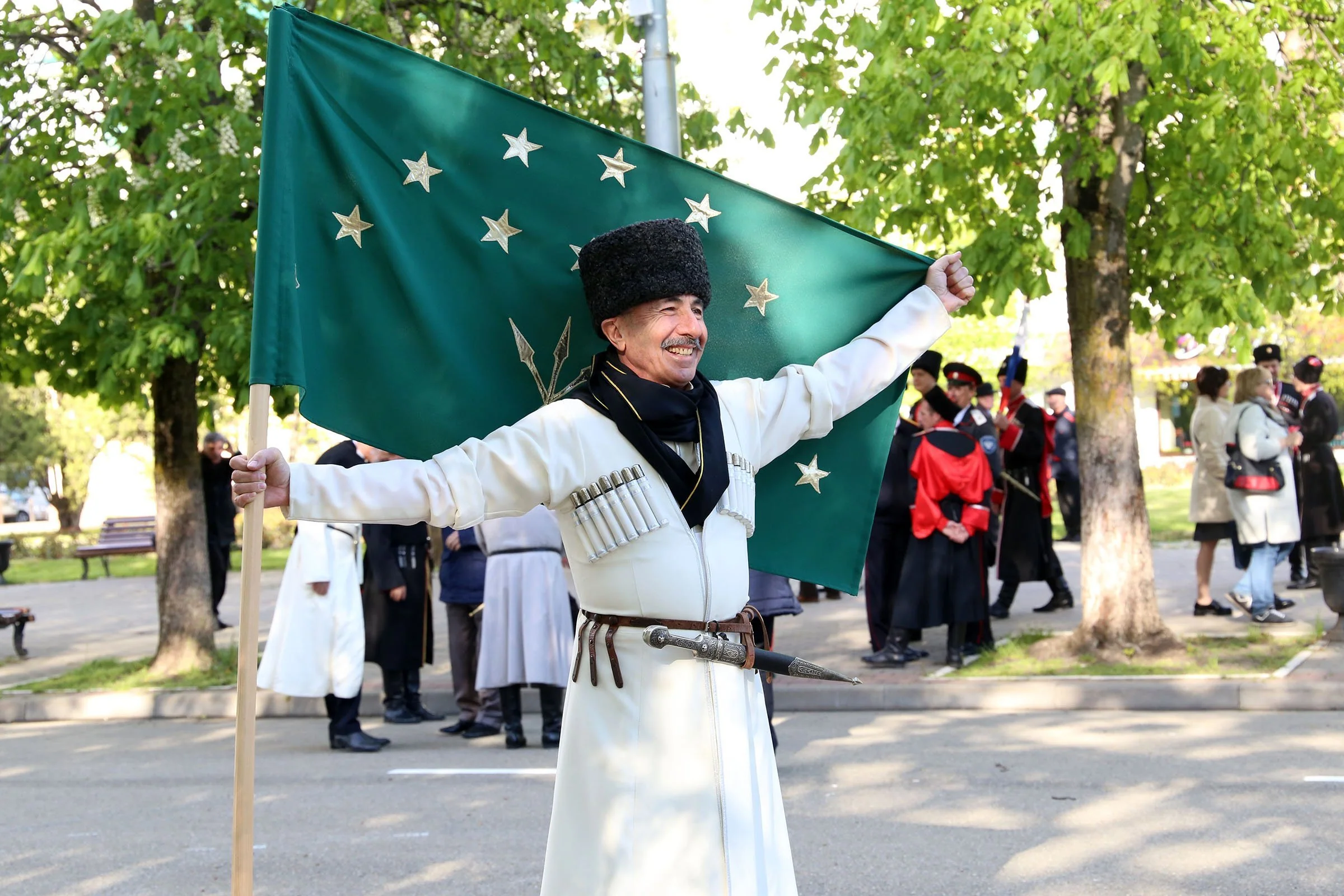 Republic of Adyghe Flag 90x150cm - Image 4