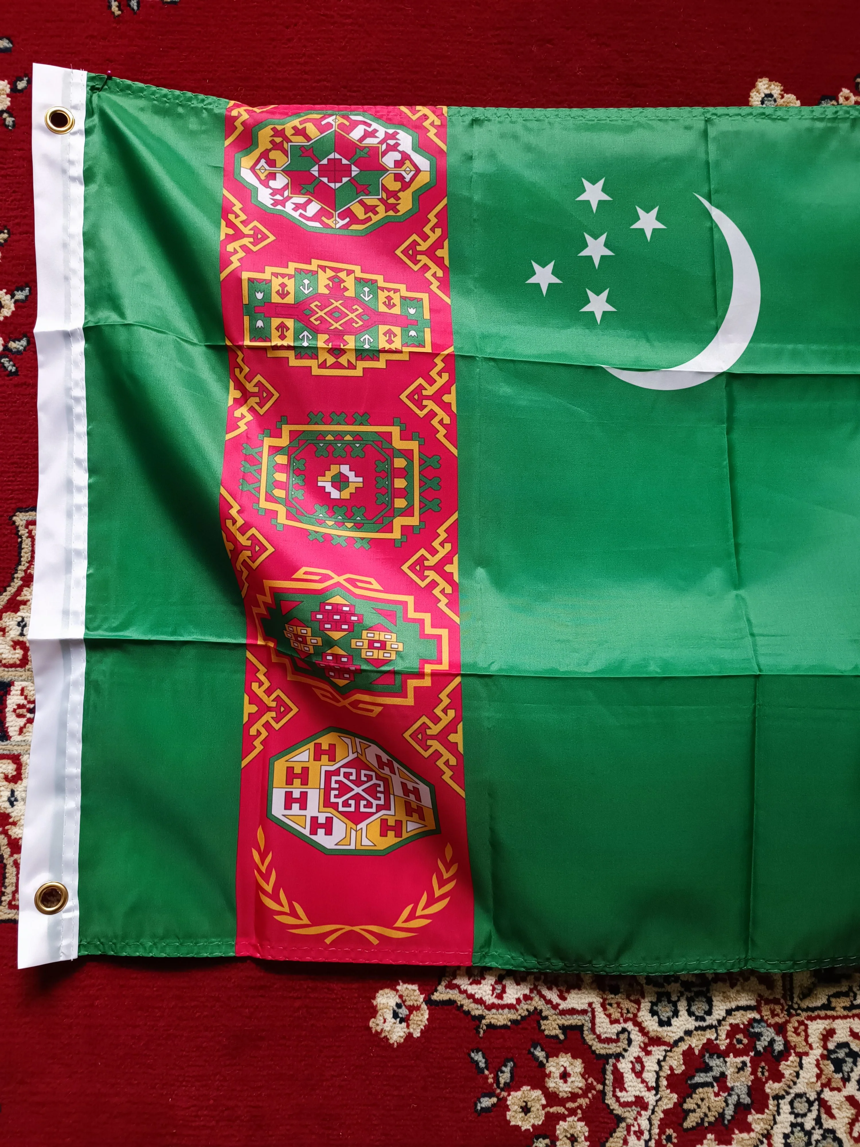 Turkmenistan Flag 60x90cm - Image 3