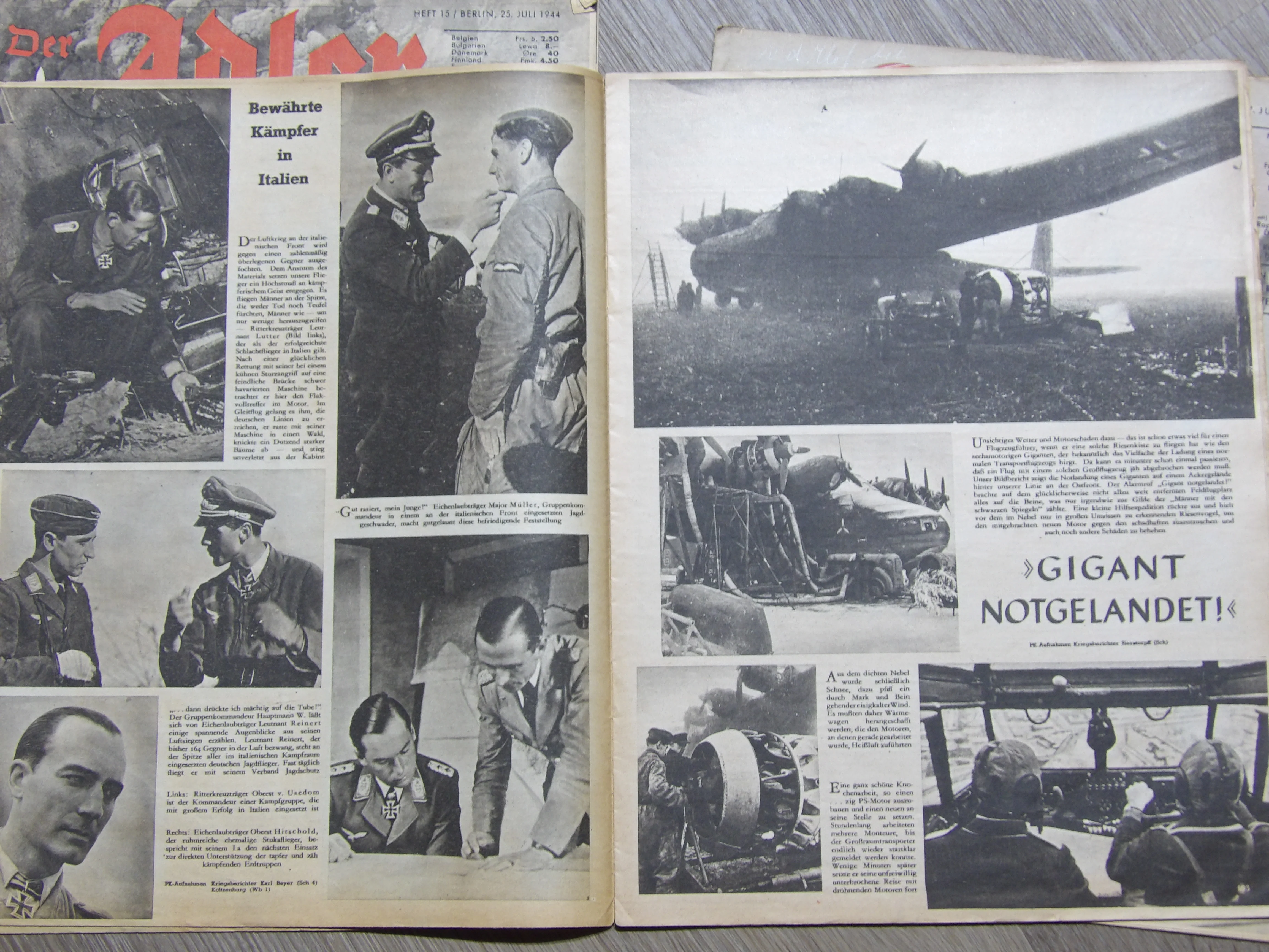 Der Adler 1939-'44 Third Reich German Luftwaffe Magazine - Image 27