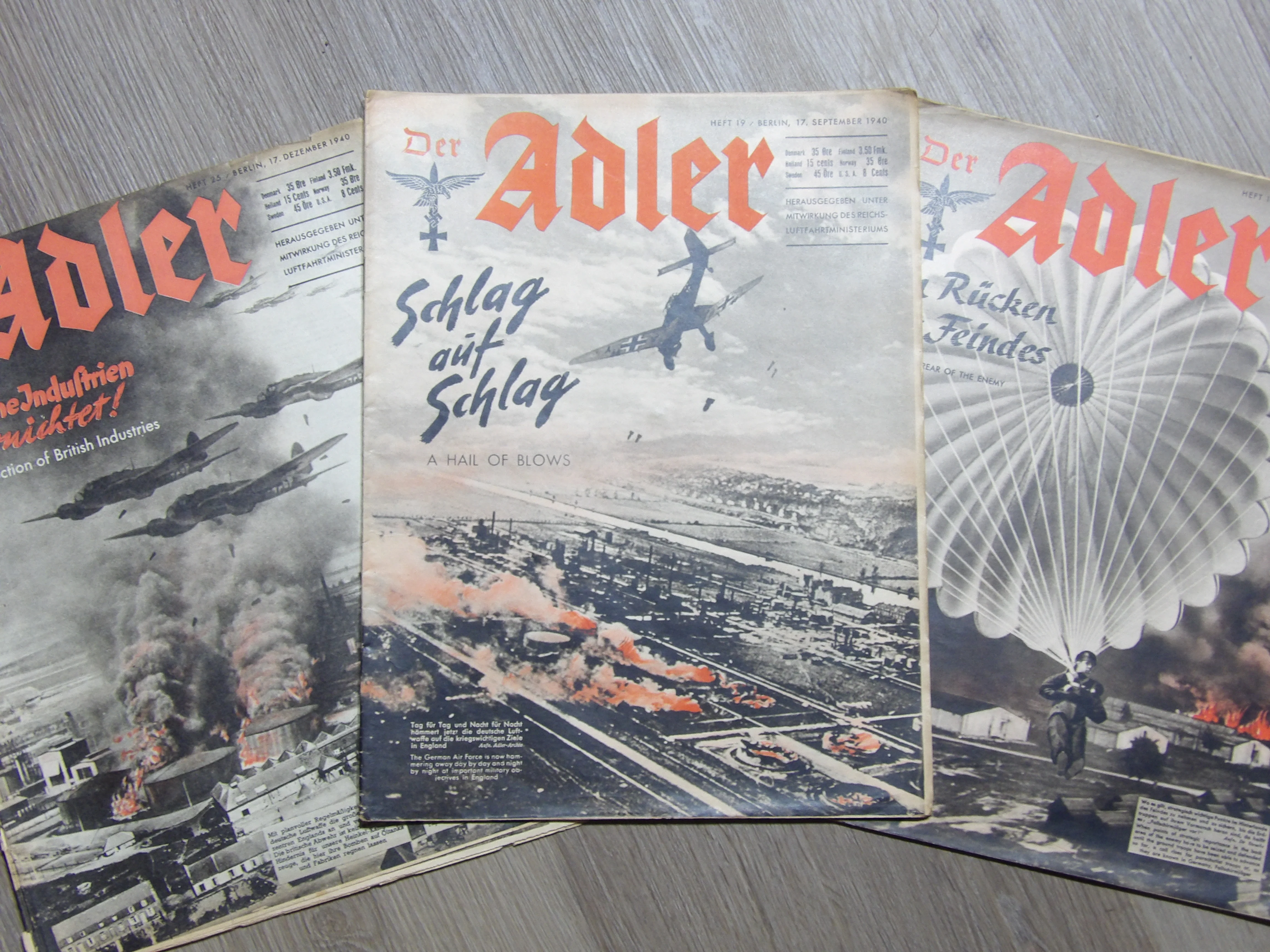 Der Adler 1939-'44 Third Reich German Luftwaffe Magazine - Image 3