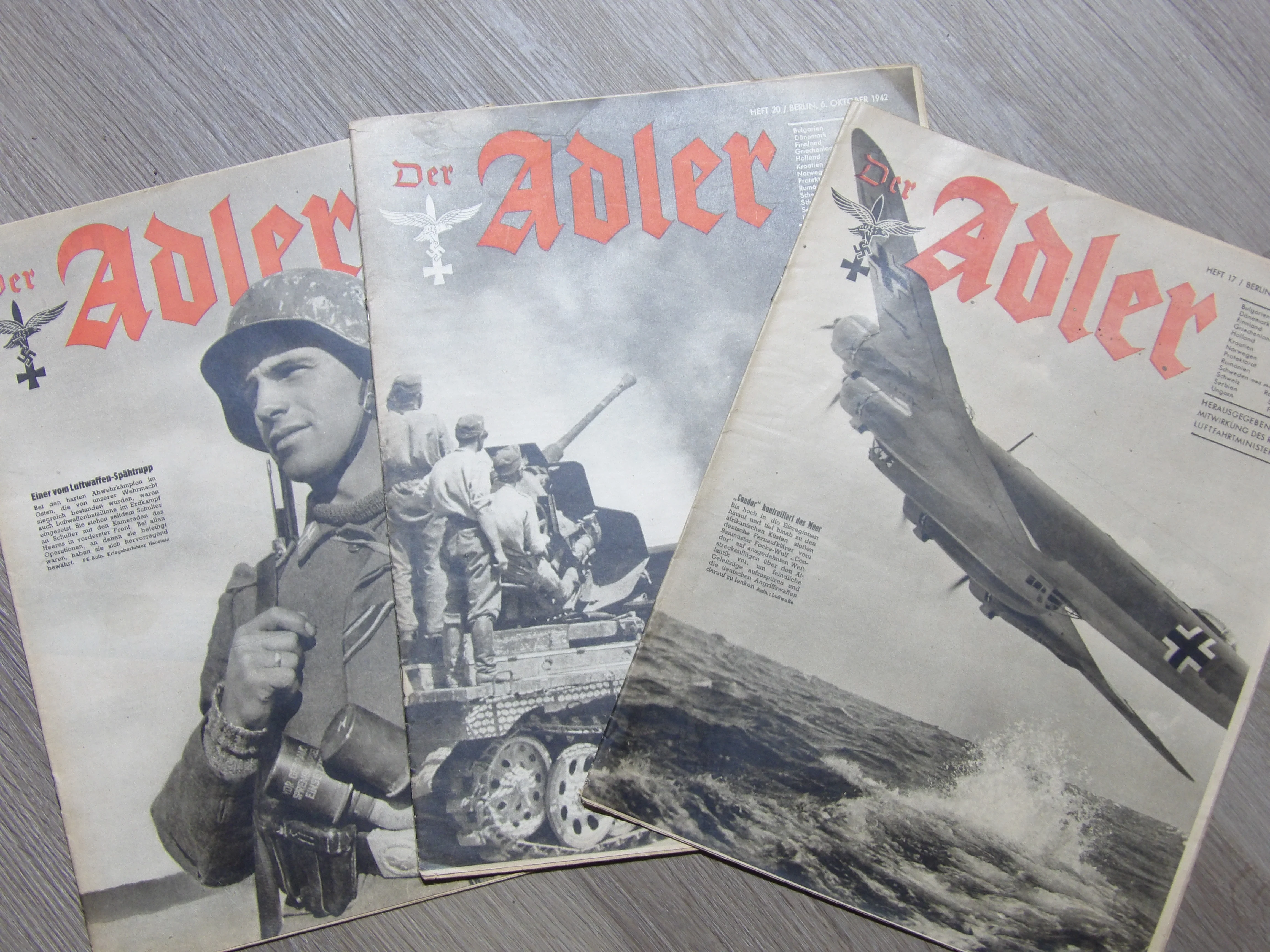 Der Adler 1939-'44 Third Reich German Luftwaffe Magazine - Image 4