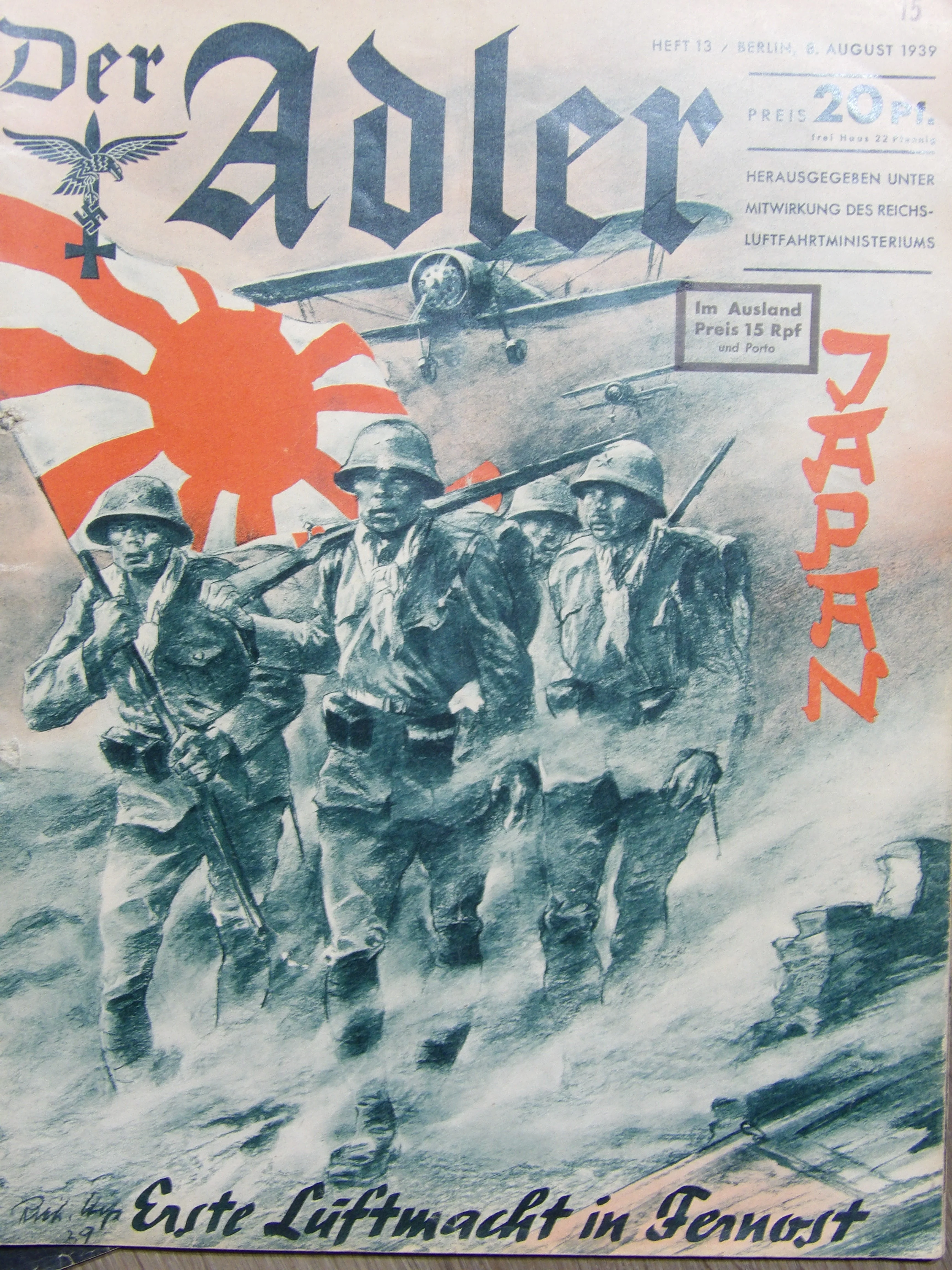 Der Adler 1939-'44 Third Reich German Luftwaffe Magazine - Image 40