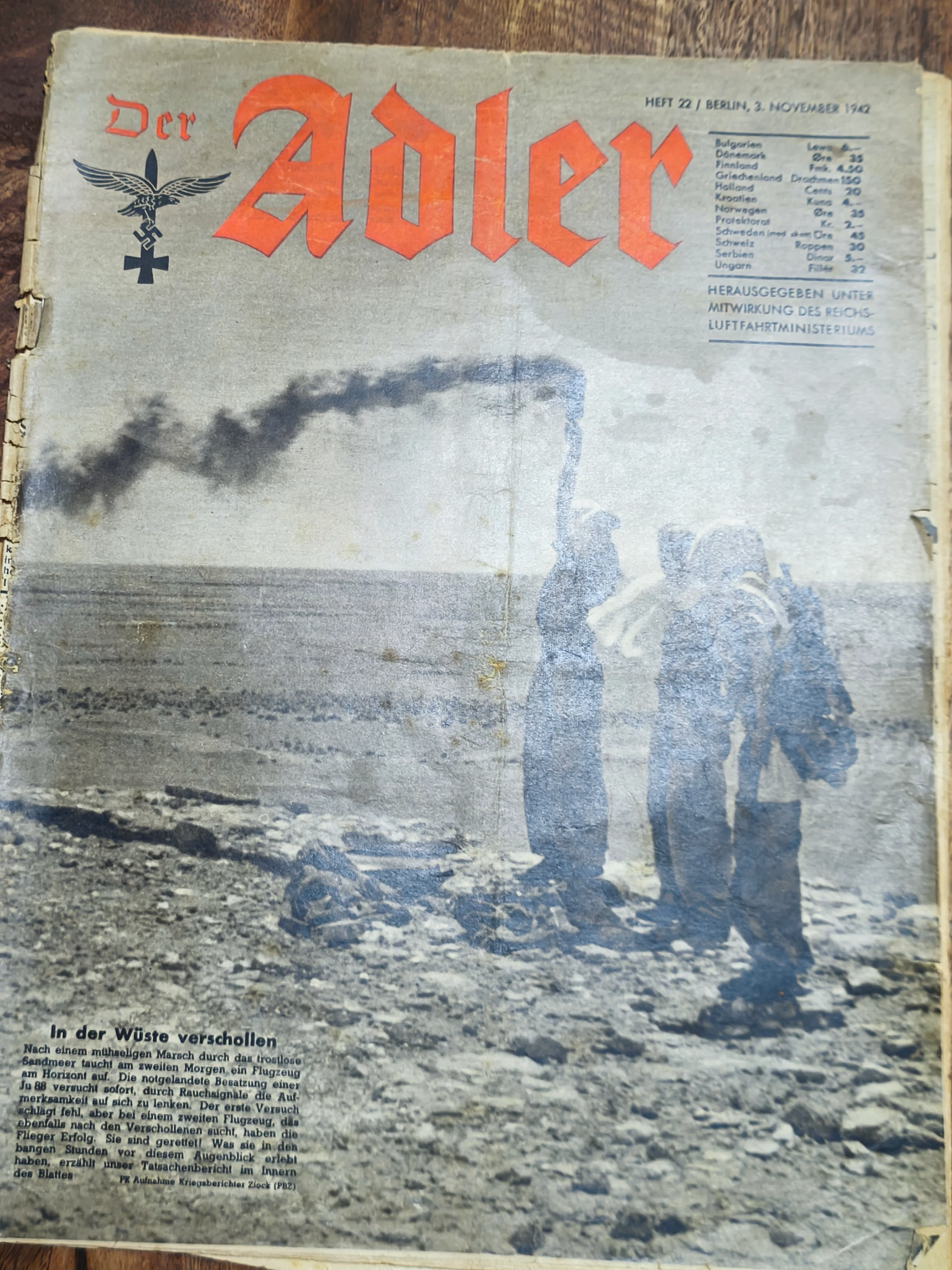 Der Adler 1939-'44 Third Reich German Luftwaffe Magazine - Image 9