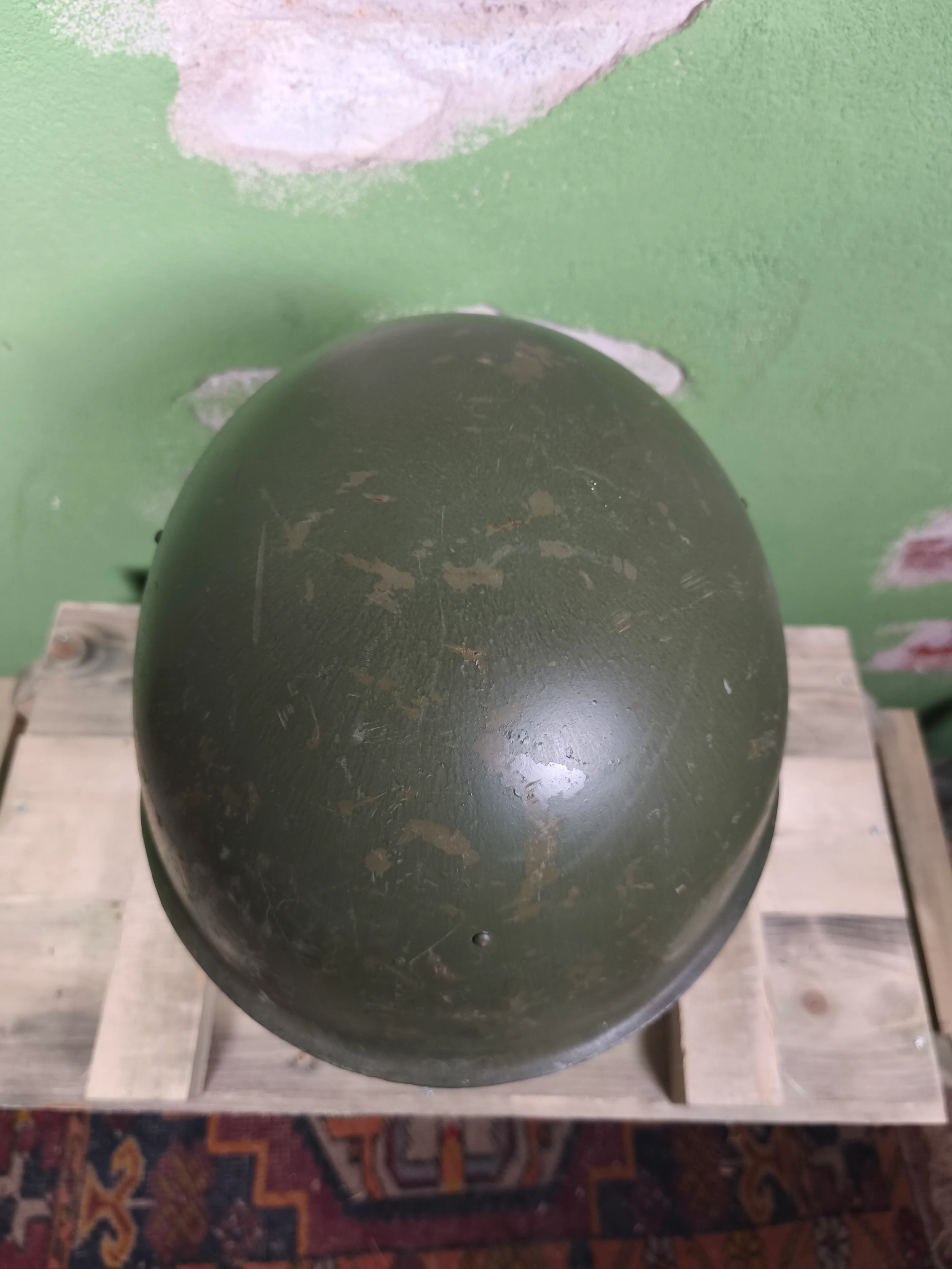 Issued Czechoslovakian VZ-53 /  M53 Helmet Warsaw Pact - Image 4